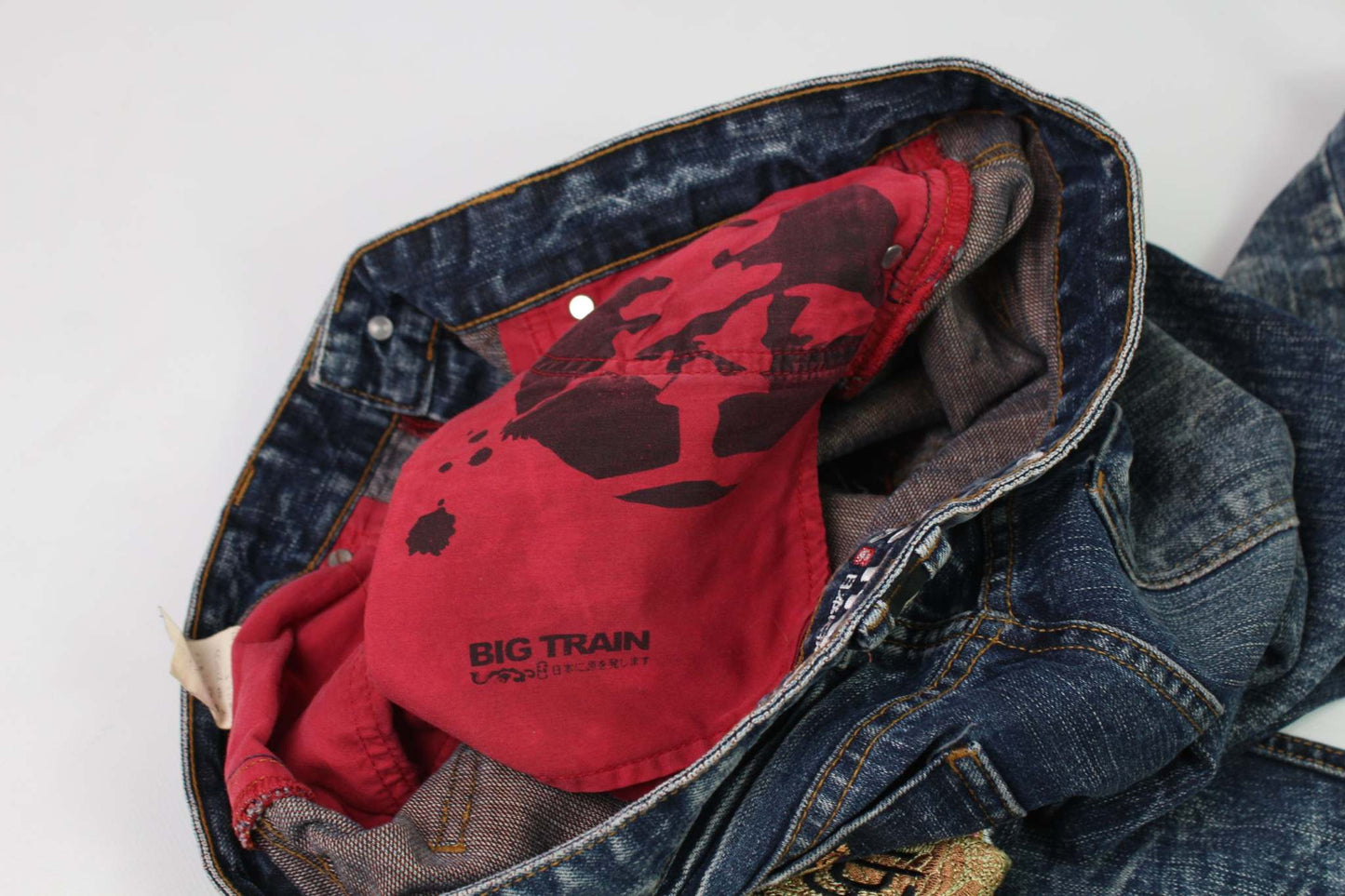 BIG TRAIN Embroidery Denim | LAYZSSHOP | Big Train Vintage