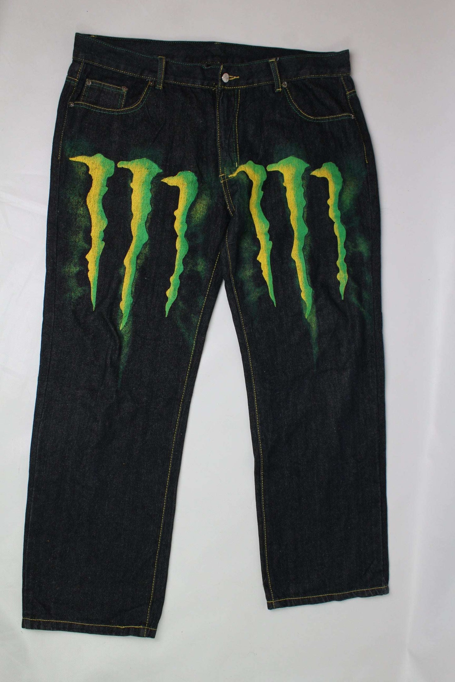 MONSTER ENERGY Denim Jeans | LAYZSSHOP | Monster Energy Vintage