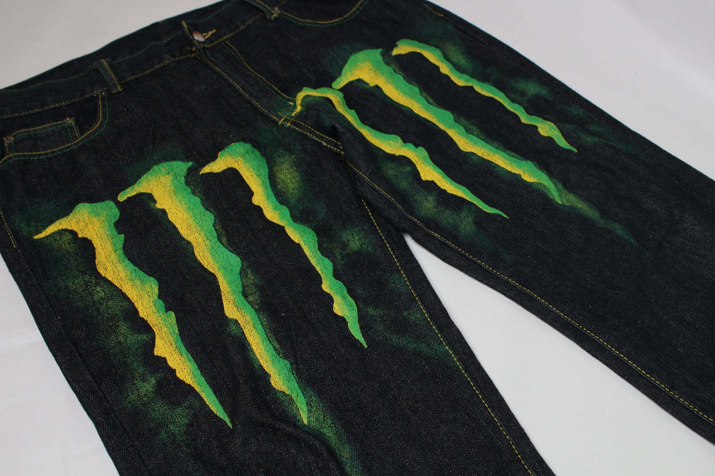 MONSTER ENERGY Denim Jeans | LAYZSSHOP | Monster Energy Vintage