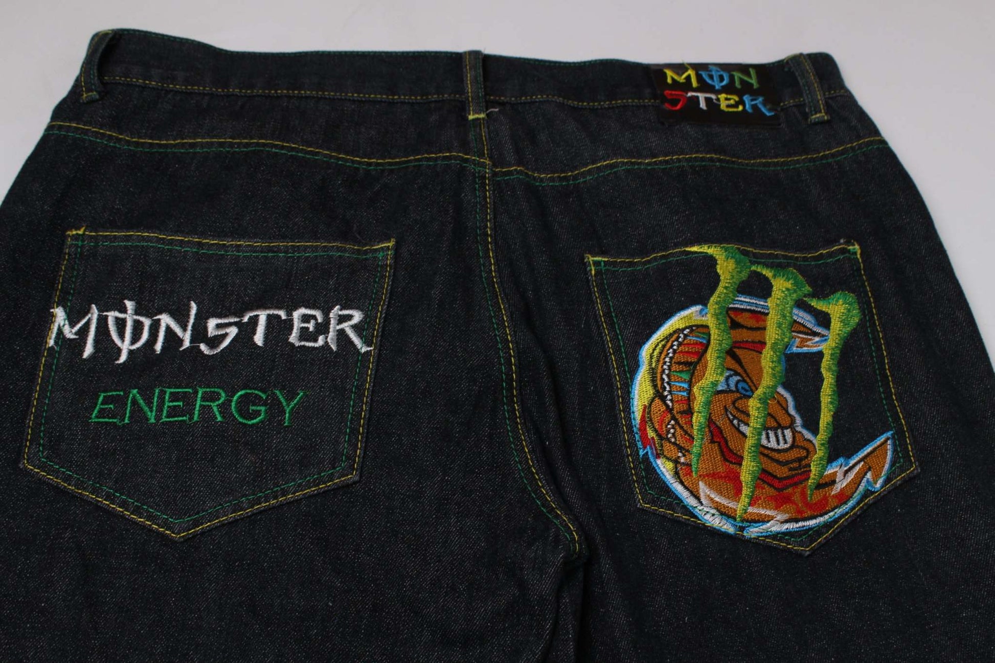 MONSTER ENERGY Denim Jeans | LAYZSSHOP | Monster Energy Vintage