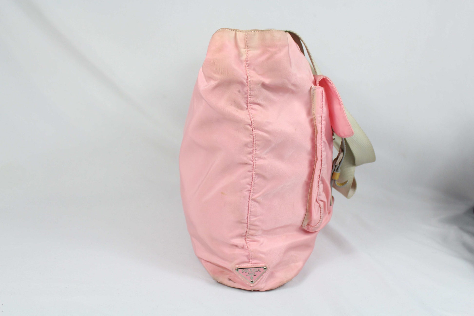 Prada Handtasche Side Emblem Pink (+ Card) | LAYZSSHOP | Prada Vintage