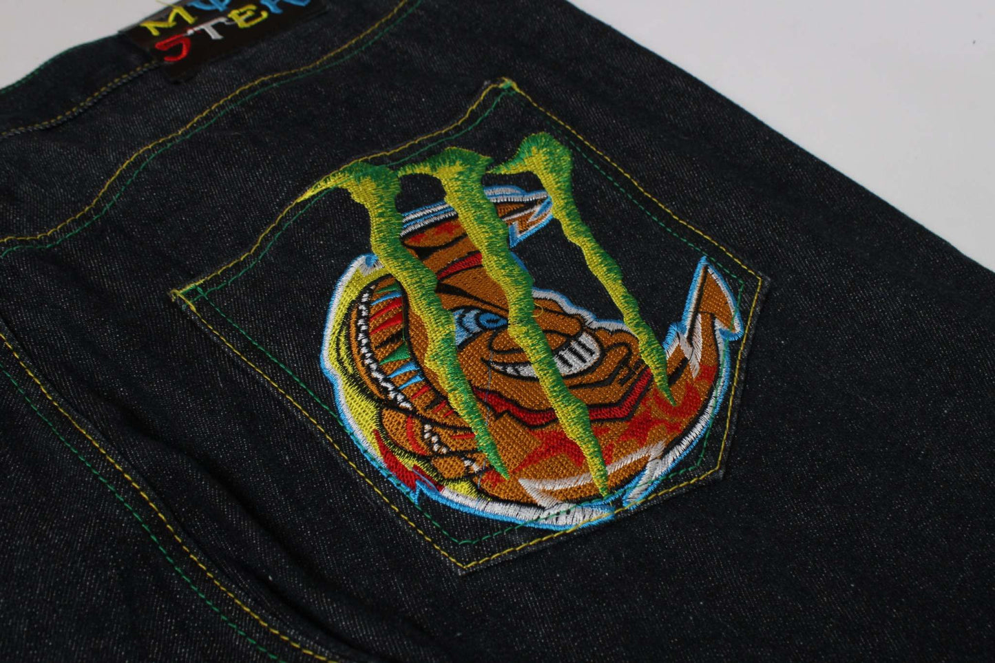 MONSTER ENERGY Denim Jeans | LAYZSSHOP | Monster Energy Vintage