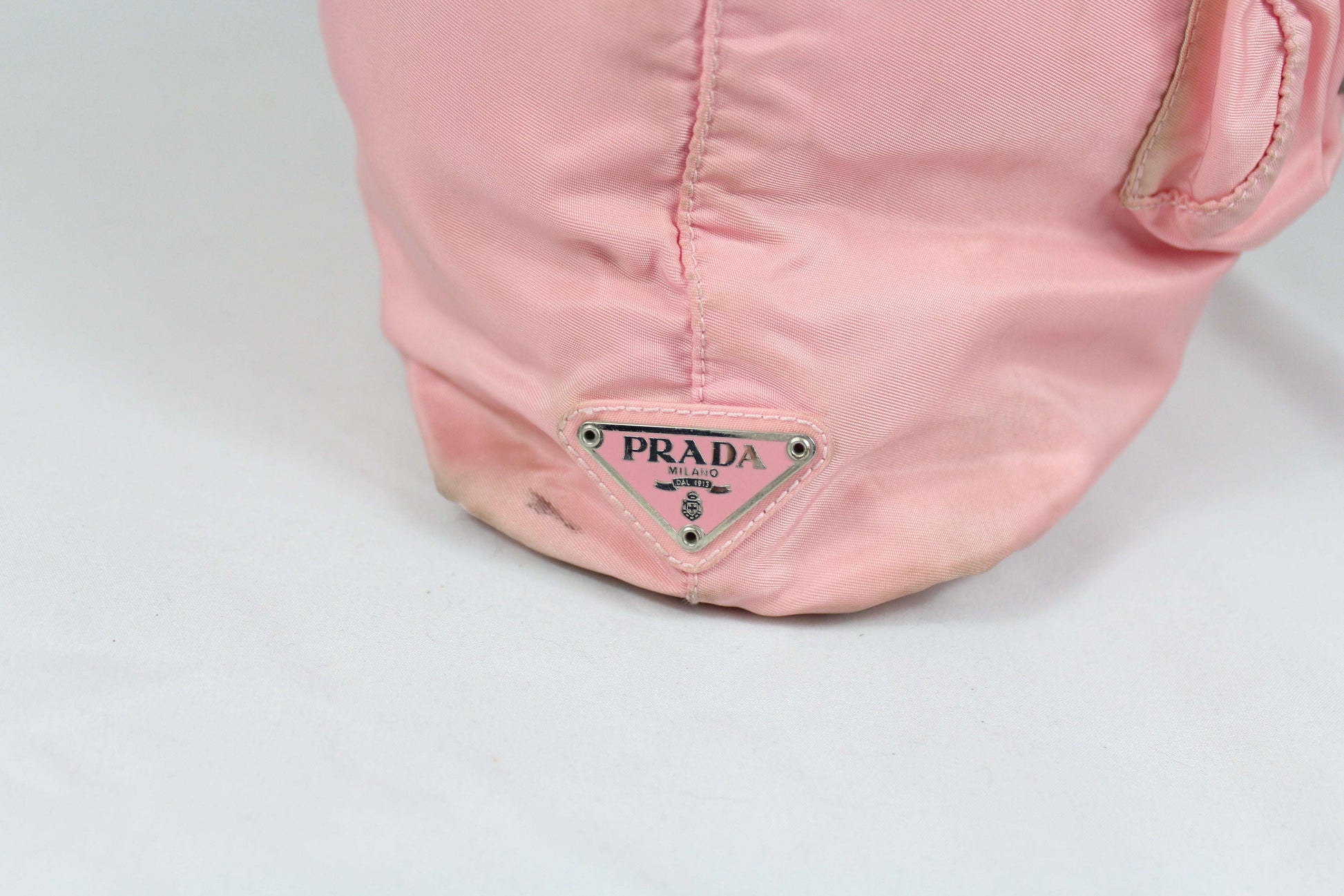 Prada Handtasche Side Emblem Pink (+ Card) | LAYZSSHOP | Prada Vintage