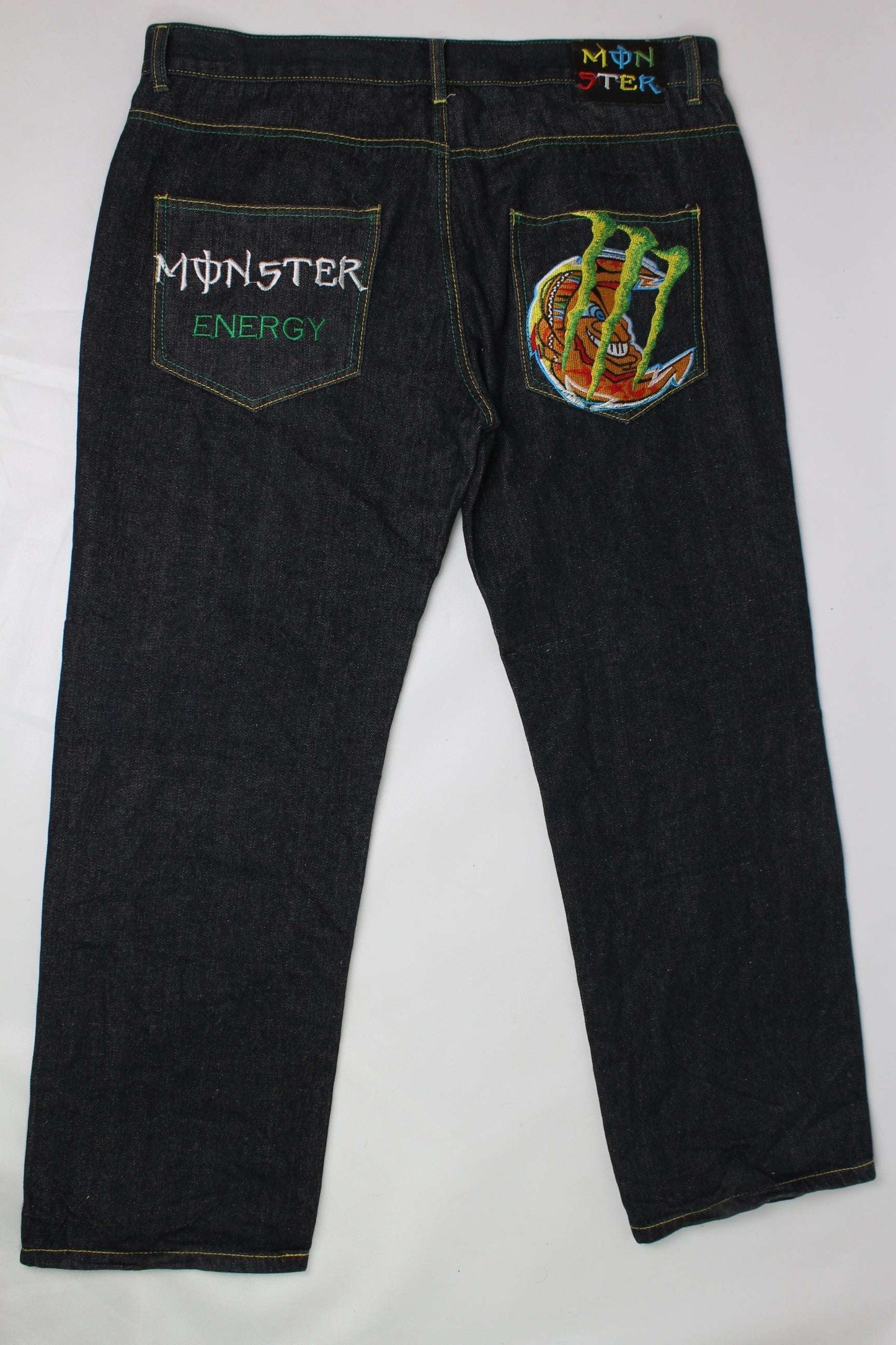 MONSTER ENERGY Denim Jeans | LAYZSSHOP | Monster Energy Vintage