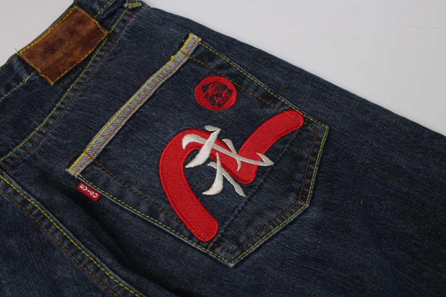 EVISU Japanese Denim Red