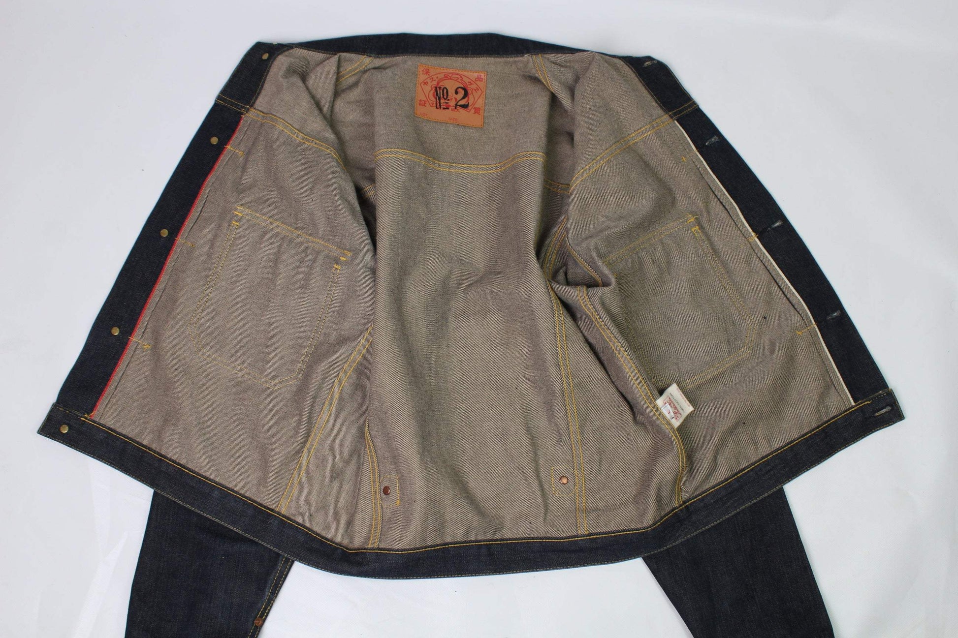 EVISU Japanese Denim Jacket | LAYZSSHOP | Evisu Vintage