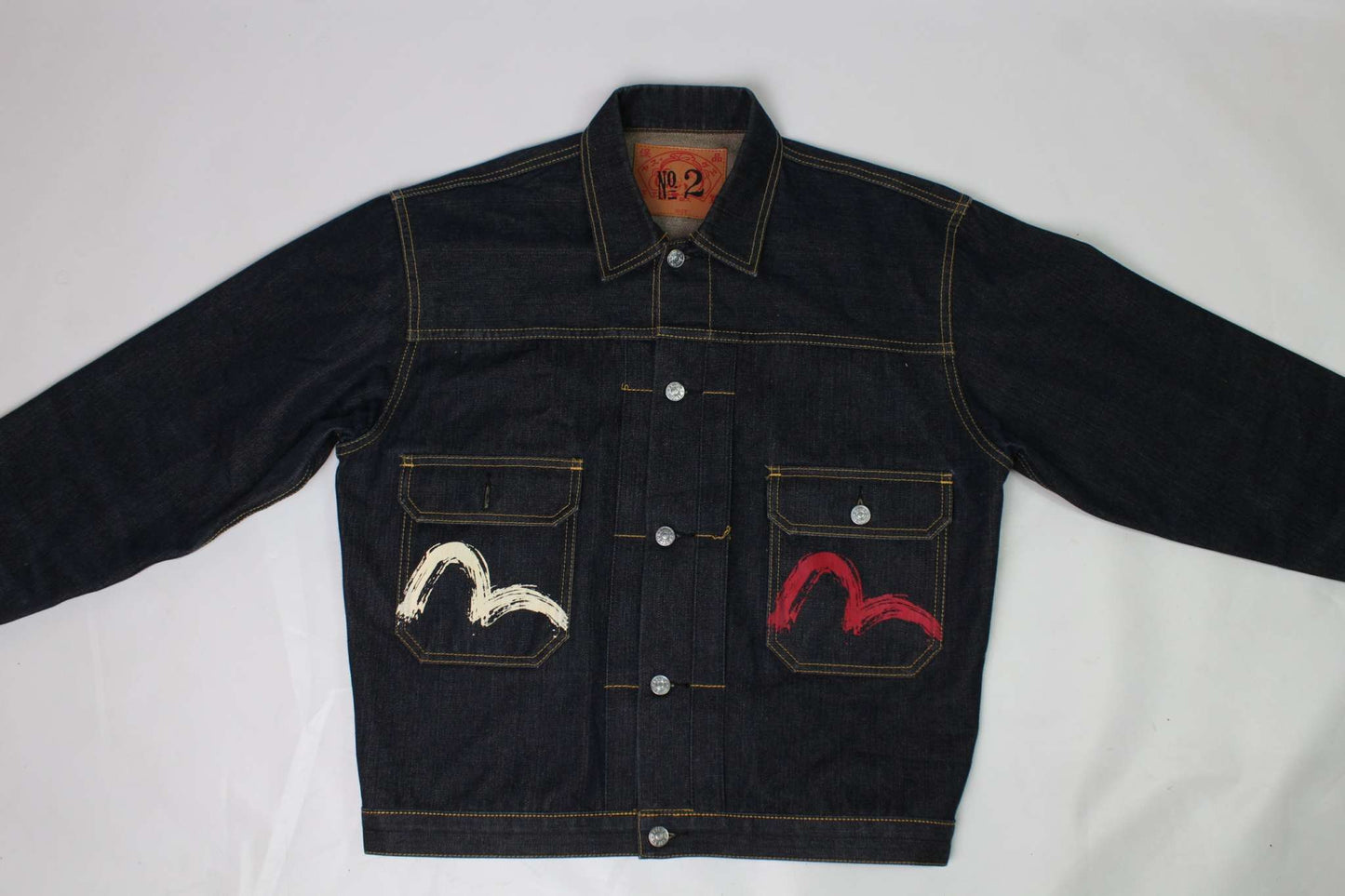 EVISU Japanese Denim Jacket | LAYZSSHOP | Evisu Vintage