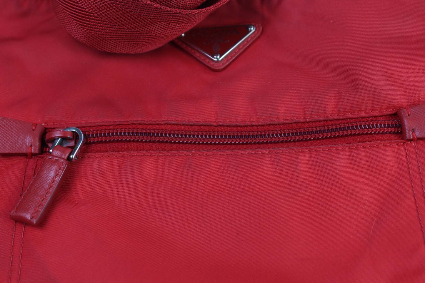 PRADA Slingbag Red with Zipper