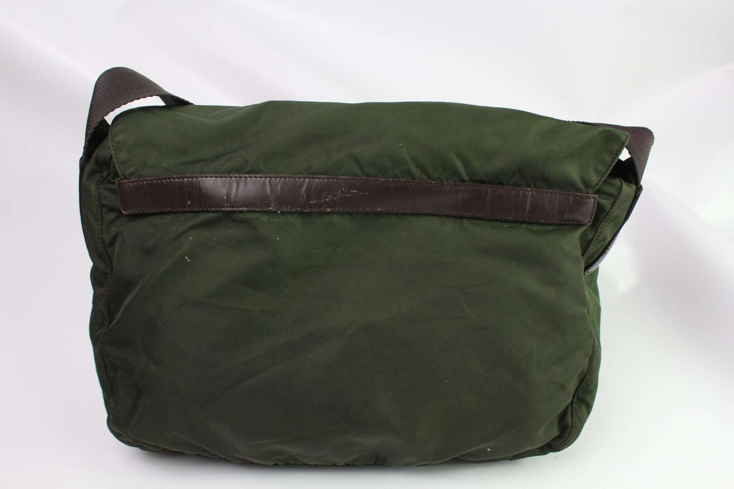 PRADA Messenger Bag Double Strap Green