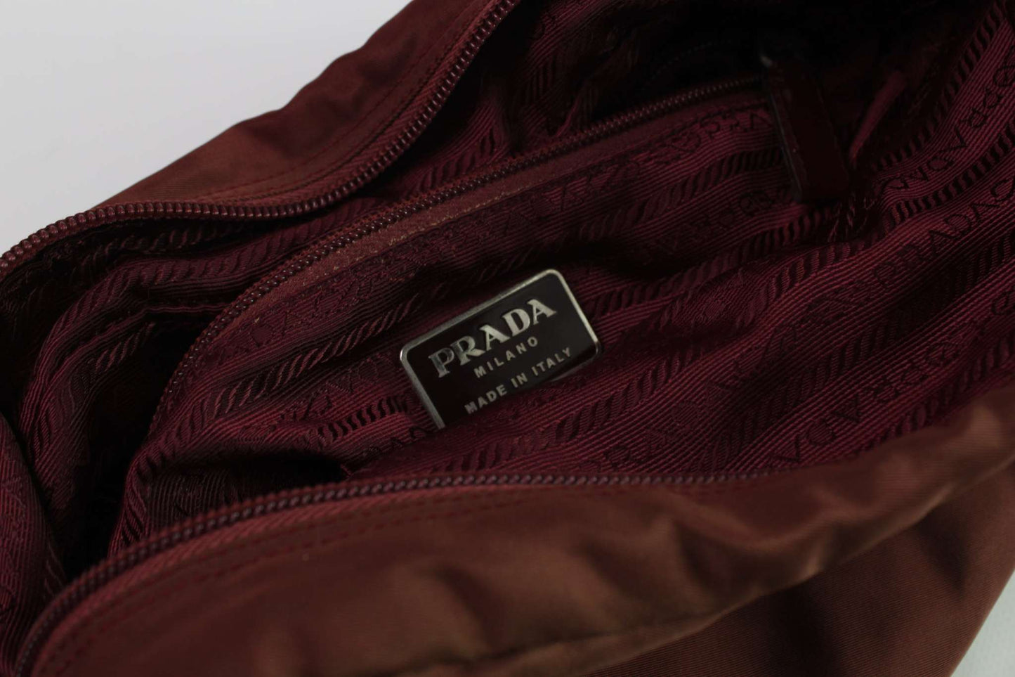 PRADA Crossbody Bag Bordeaux Big