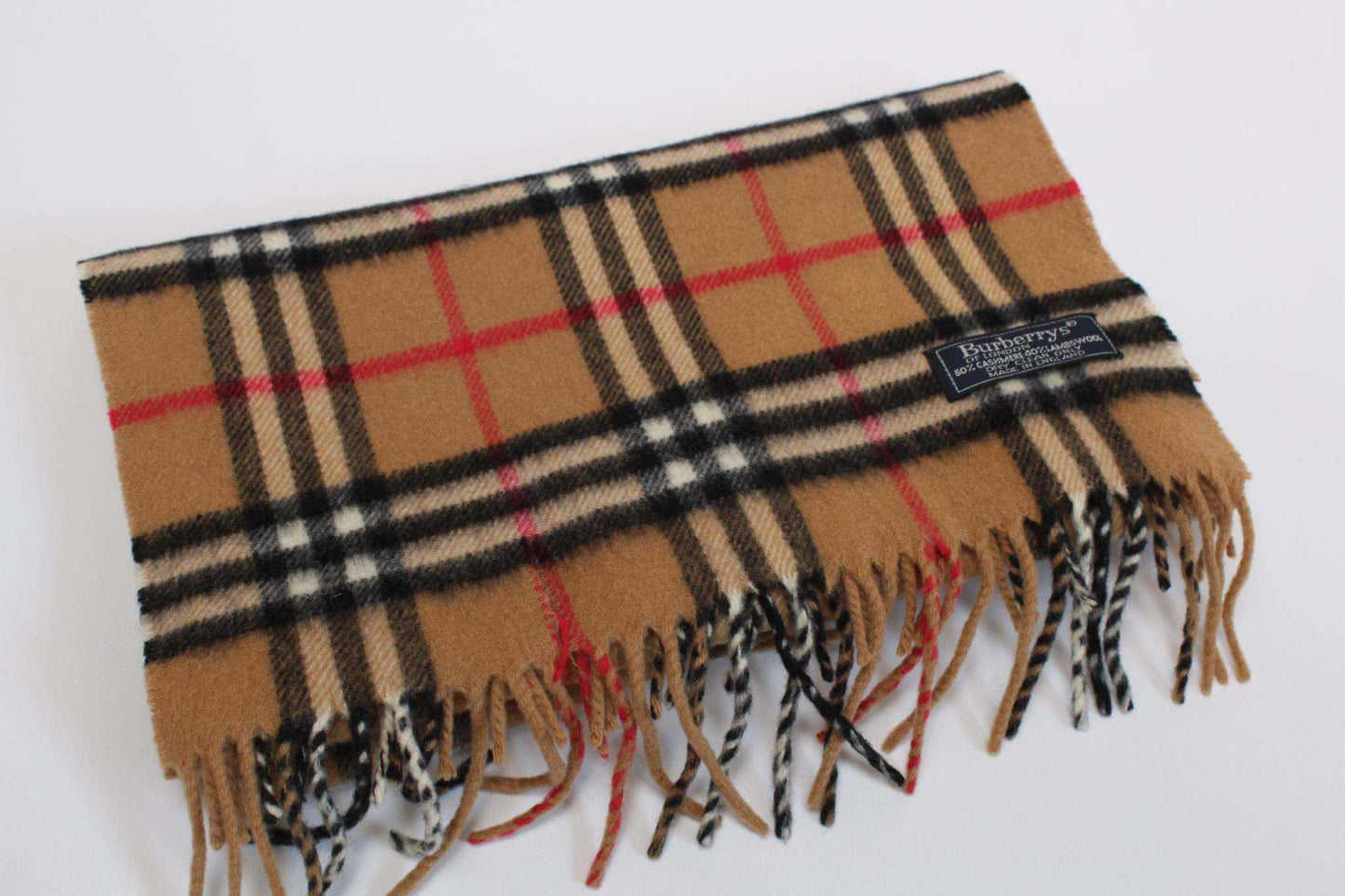 BURBERRY‘S Muffler Novacheck Brown | LAYZSSHOP | Burberry Vintage