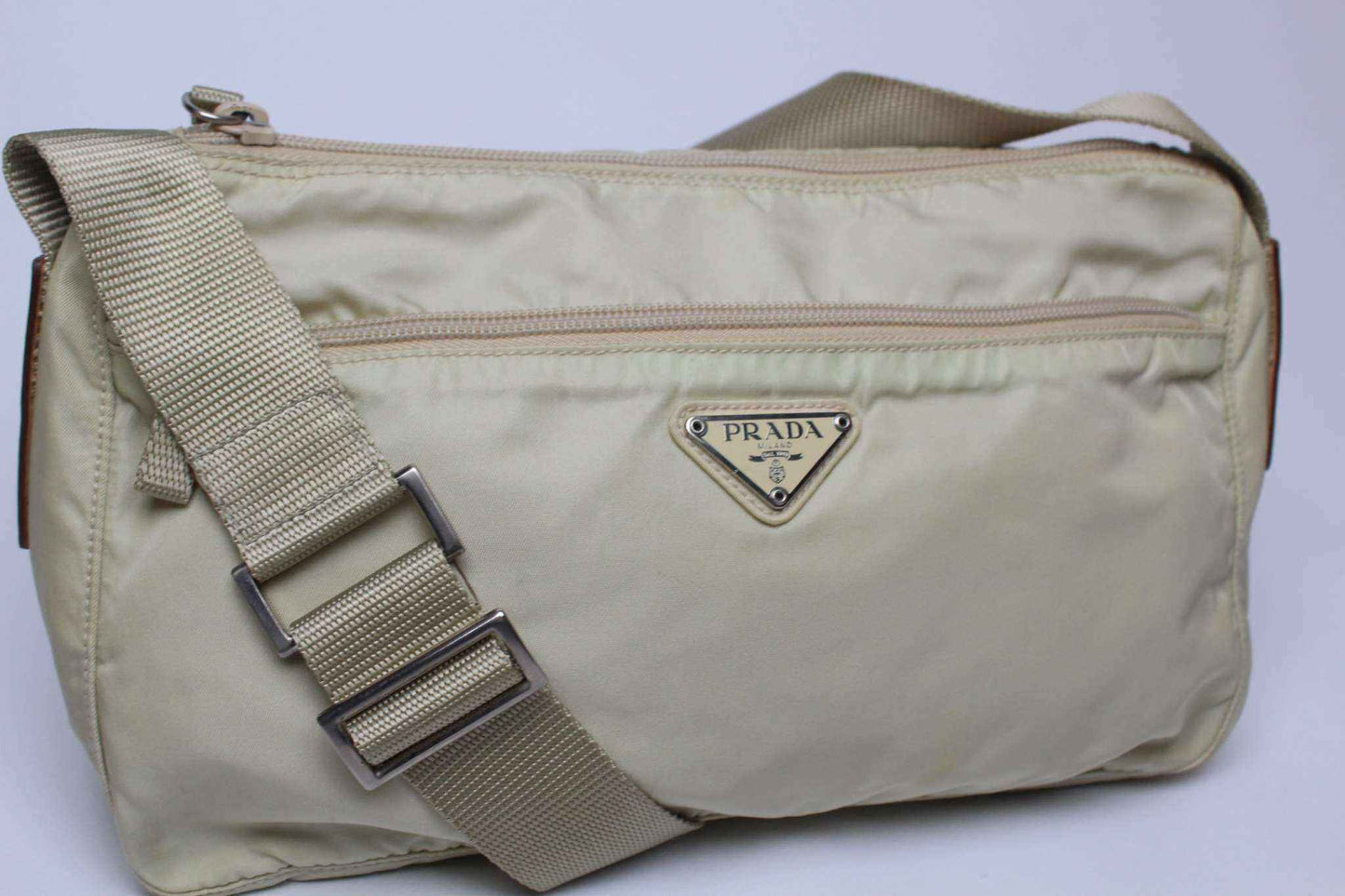 PRADA Crossbody Bag White | LAYZSSHOP | Prada Vintage