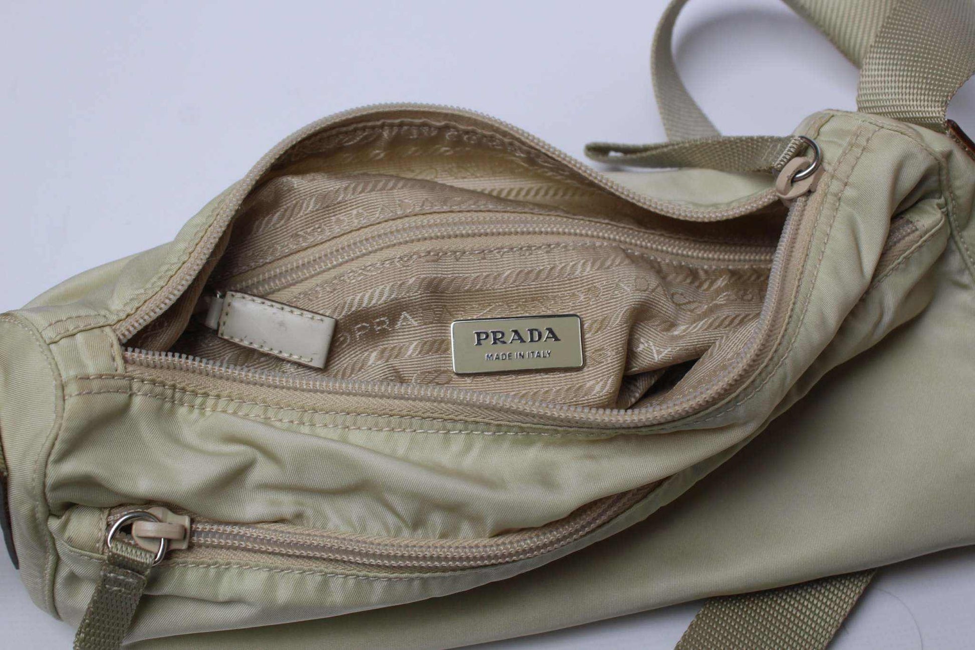 PRADA Crossbody Bag White | LAYZSSHOP | Prada Vintage