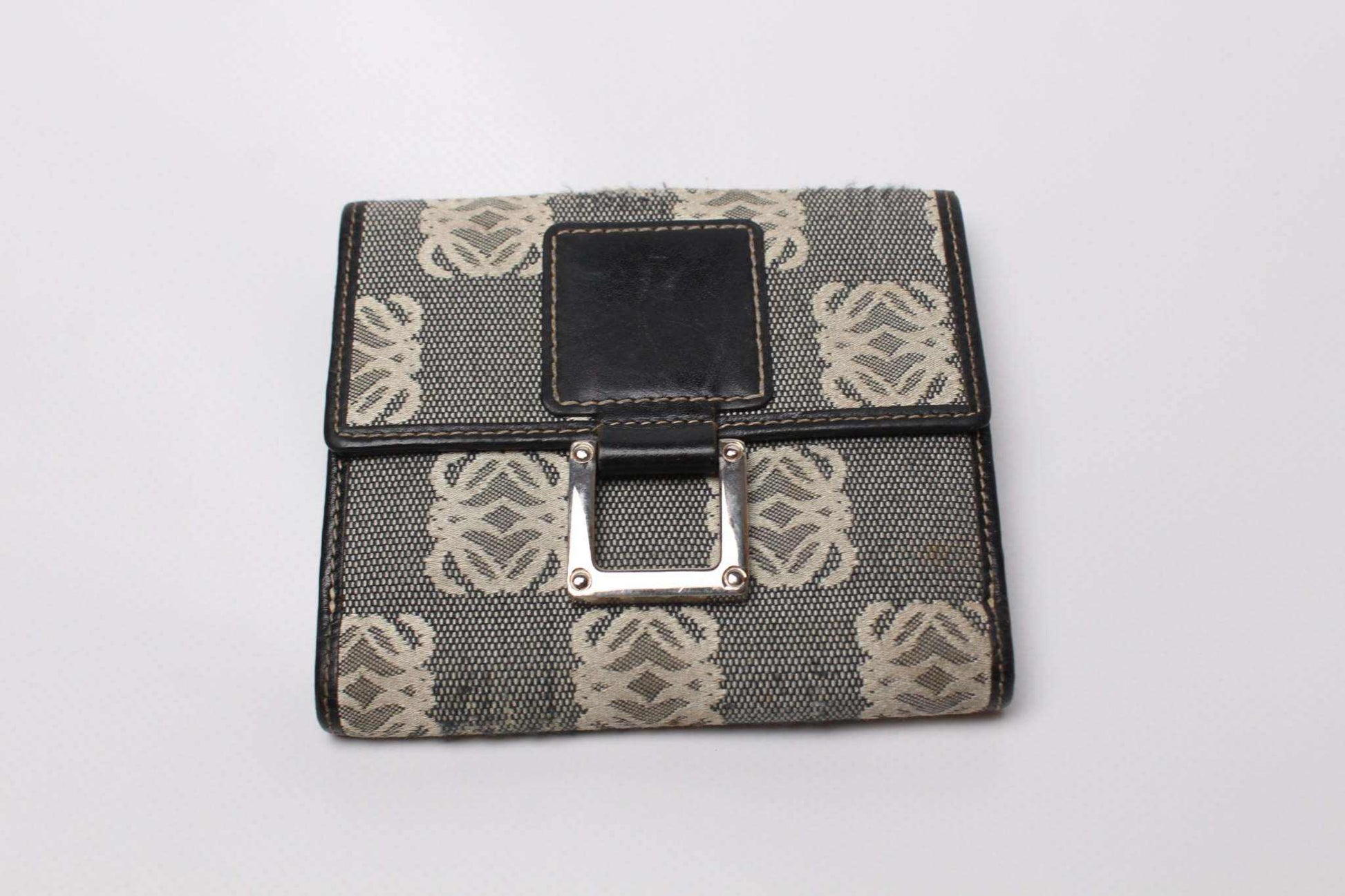 LOEWE Wallet Monogramm Grey | LAYZSSHOP | Loewe Vintage