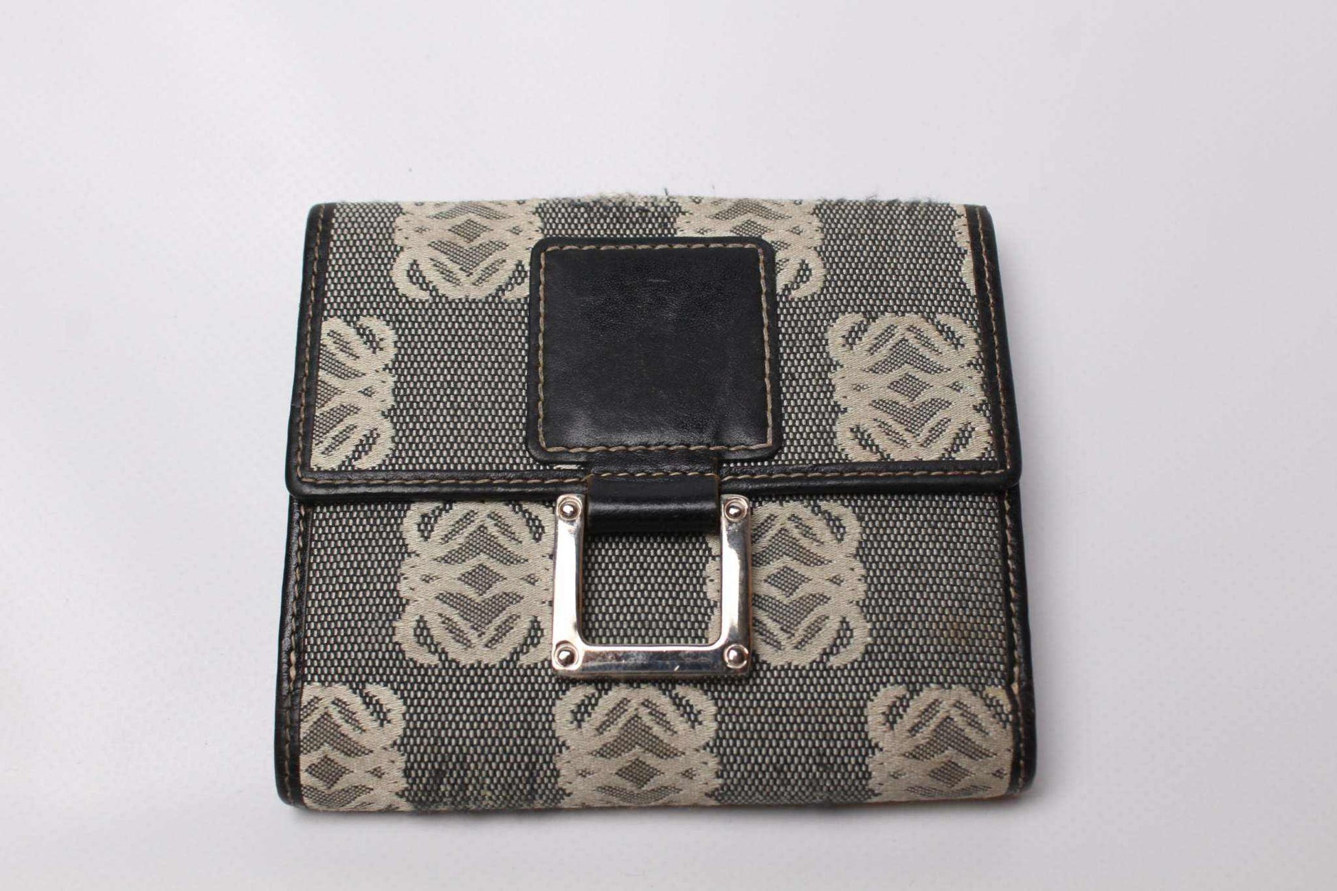 LOEWE Wallet Monogramm Grey | LAYZSSHOP | Loewe Vintage