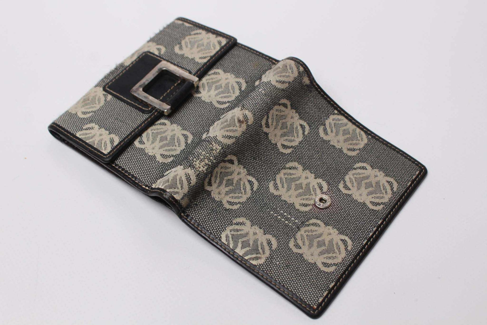 LOEWE Wallet Monogramm Grey | LAYZSSHOP | Loewe Vintage