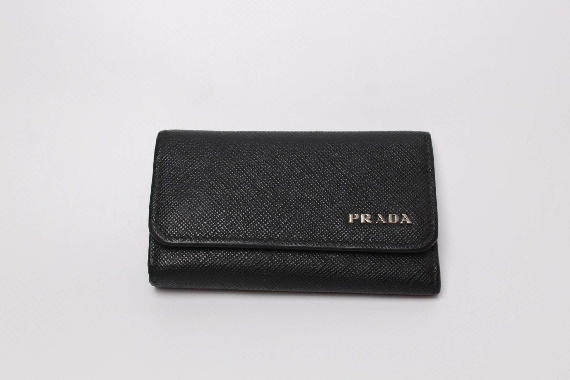 Prada Keyholder Black | LAYZSSHOP | Prada Vintage