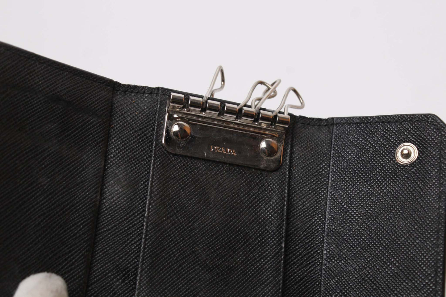 Prada Keyholder Black | LAYZSSHOP | Prada Vintage