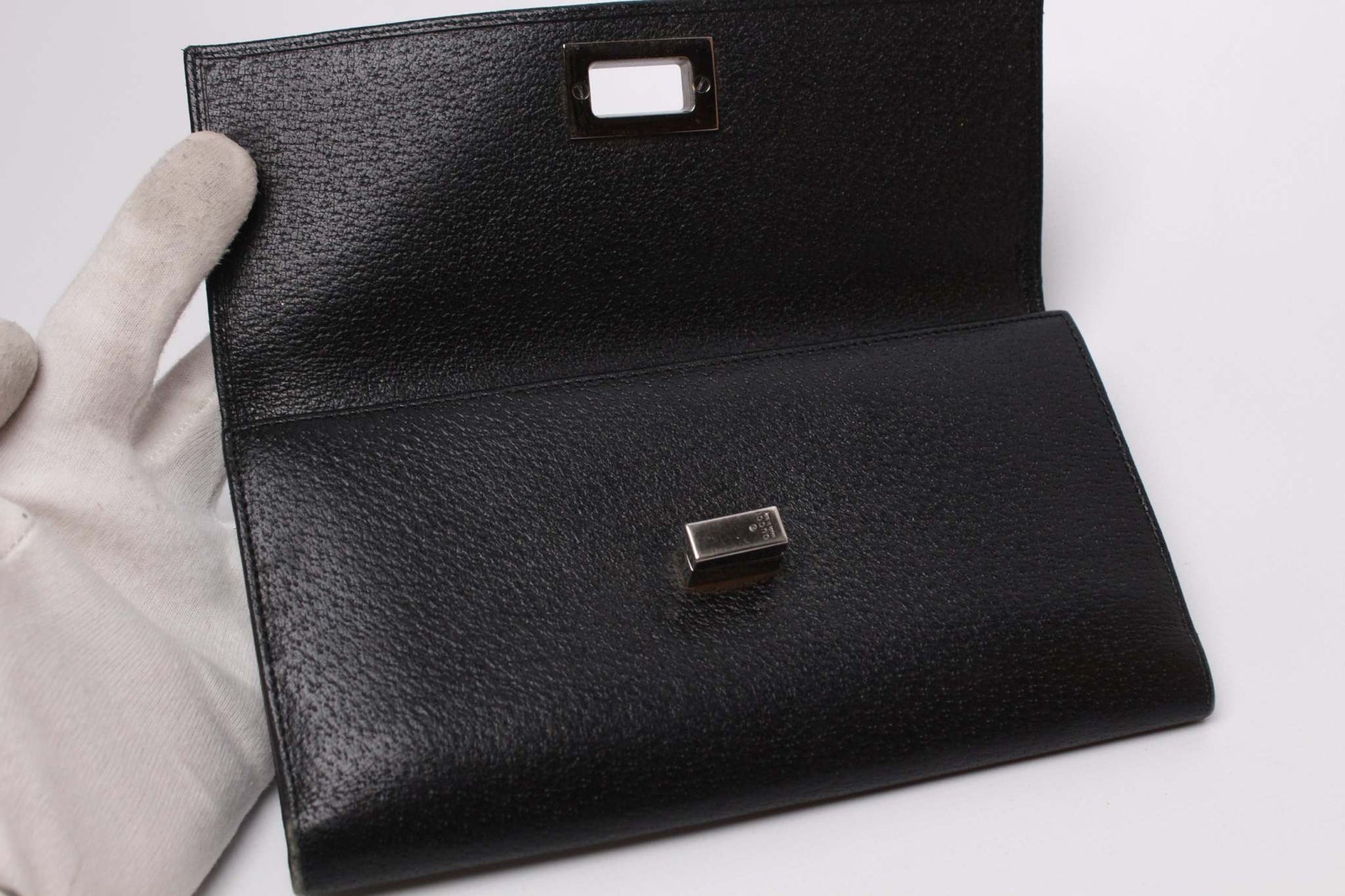 GUCCI Longwallet Black | LAYZSSHOP | Gucci Vintage