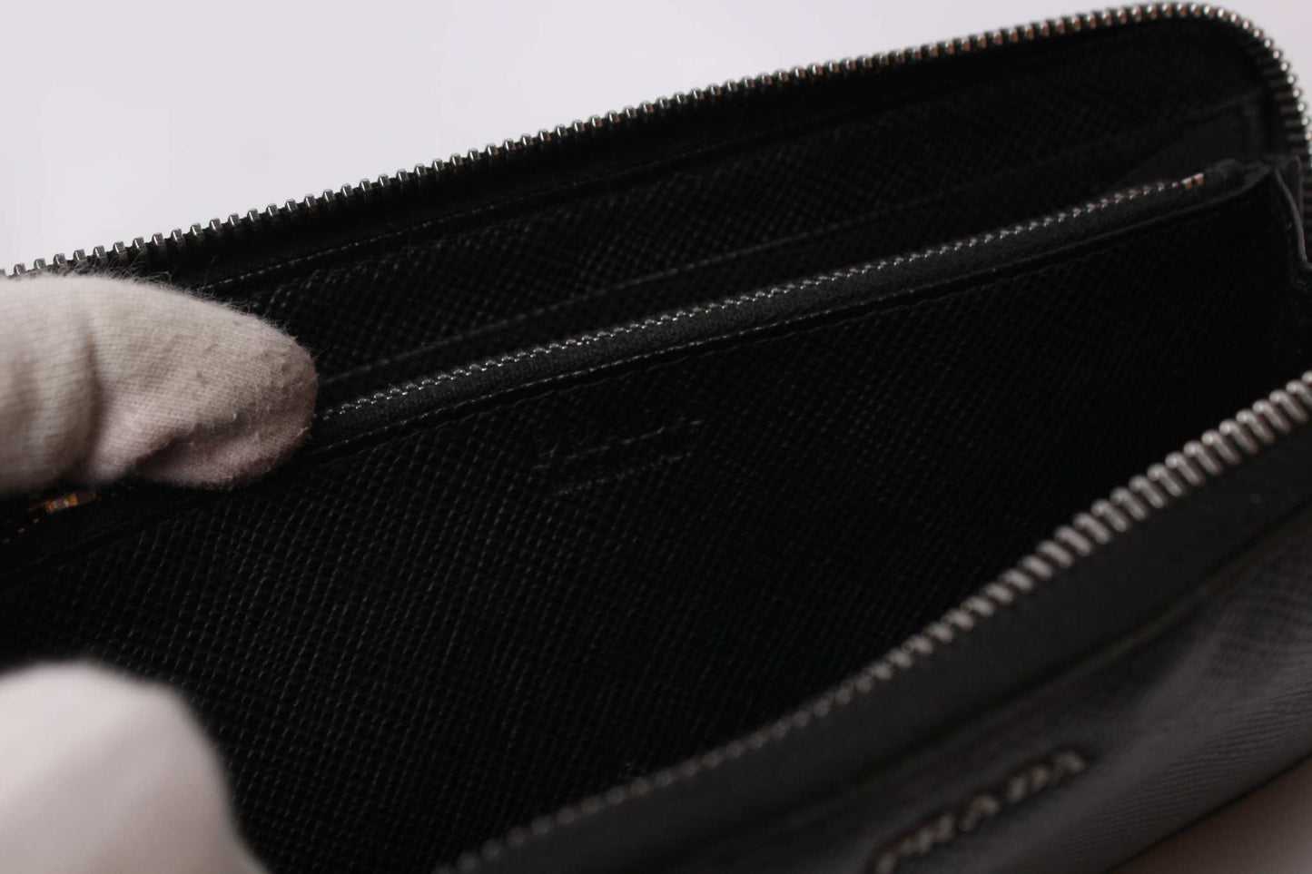 PRADA Longwallet Black | LAYZSSHOP | Prada Vintage