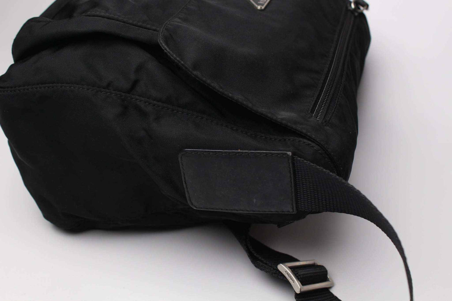 PRADA Messenger Bag One Strap Black | LAYZSSHOP | Prada Vintage