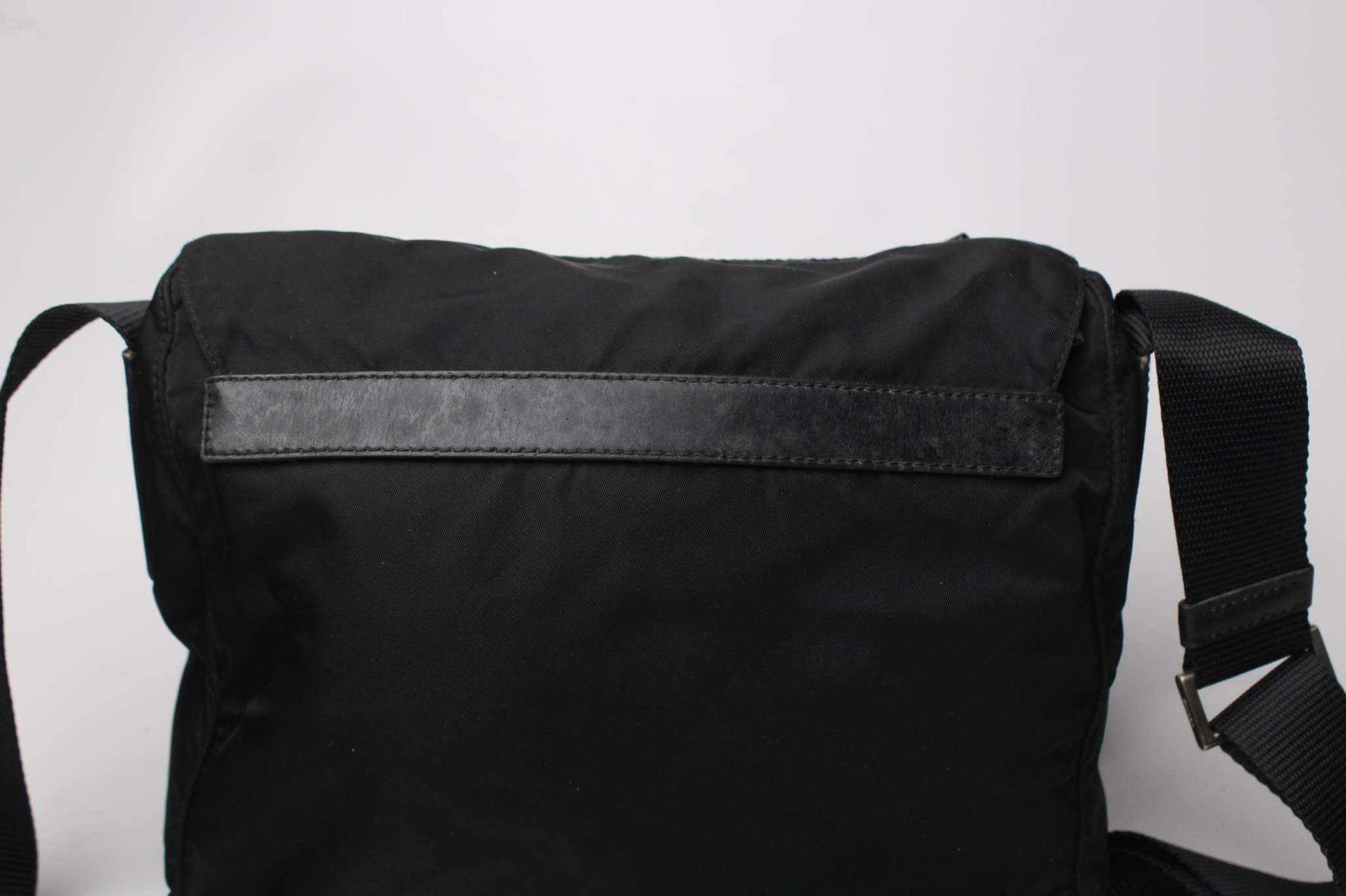 PRADA Messenger Bag One Strap Black | LAYZSSHOP | Prada Vintage