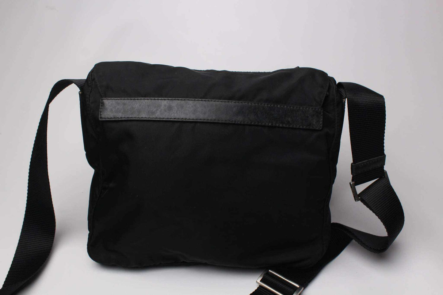 PRADA Messenger Bag One Strap Black | LAYZSSHOP | Prada Vintage