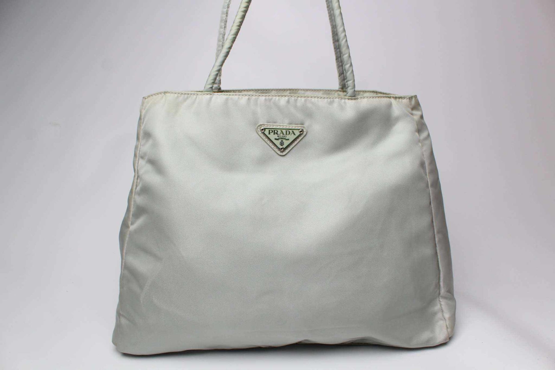 PRADA Shopper Silver | LAYZSSHOP | Prada Vintage