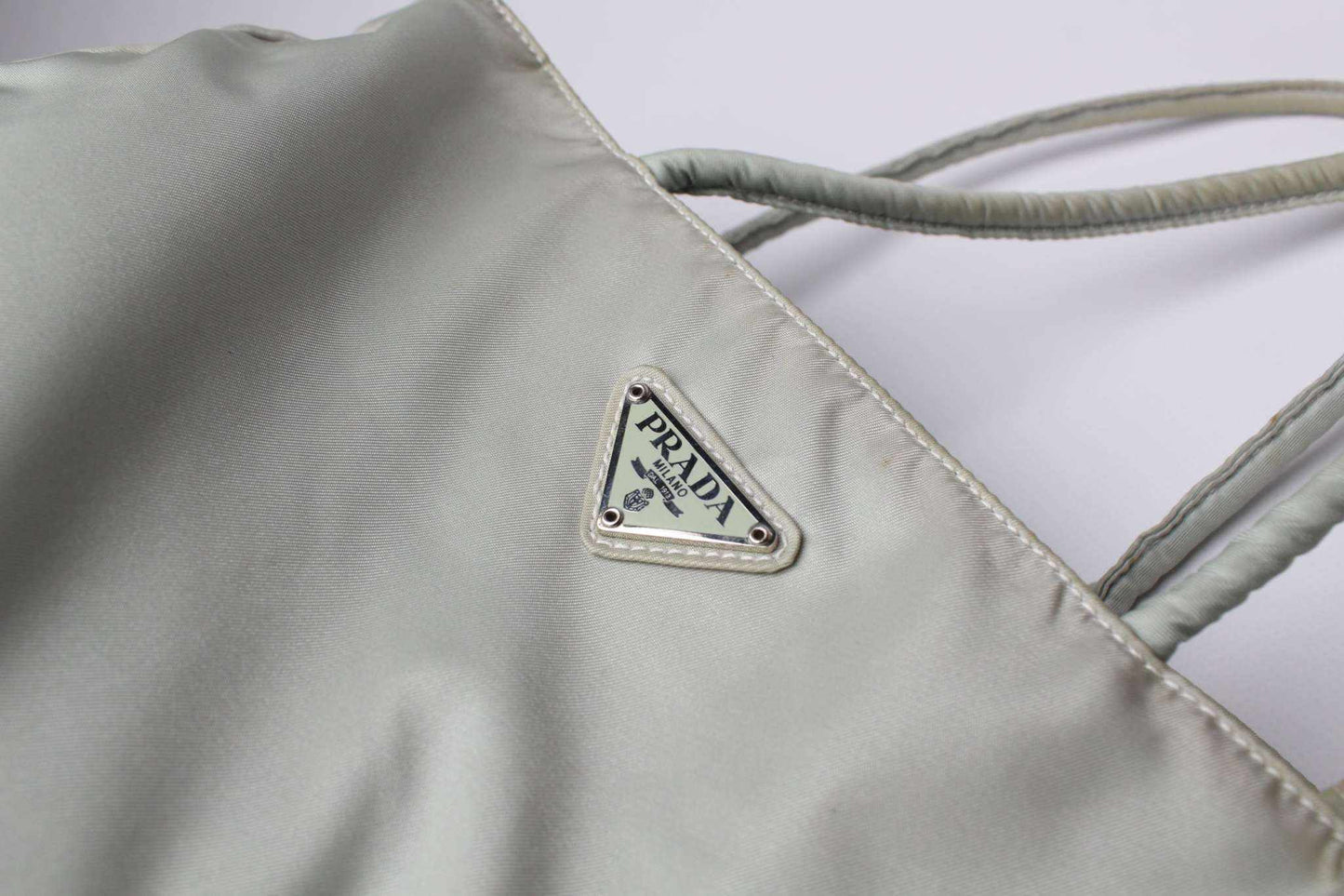 PRADA Shopper Silver | LAYZSSHOP | Prada Vintage