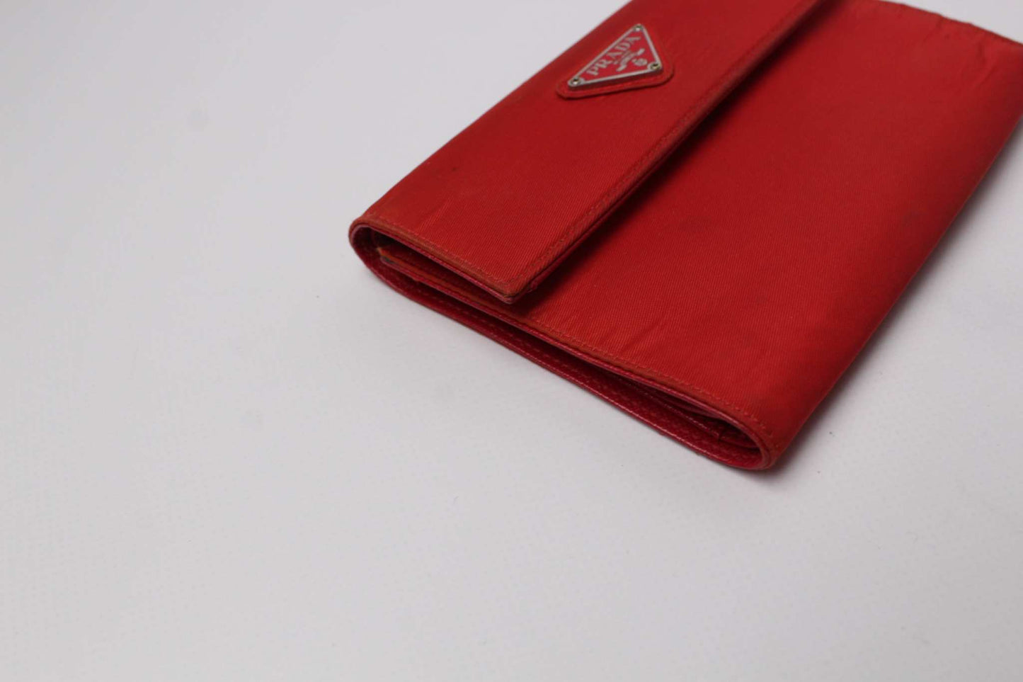 PRADA Wallet Orange Big | LAYZSSHOP | Prada Vintage