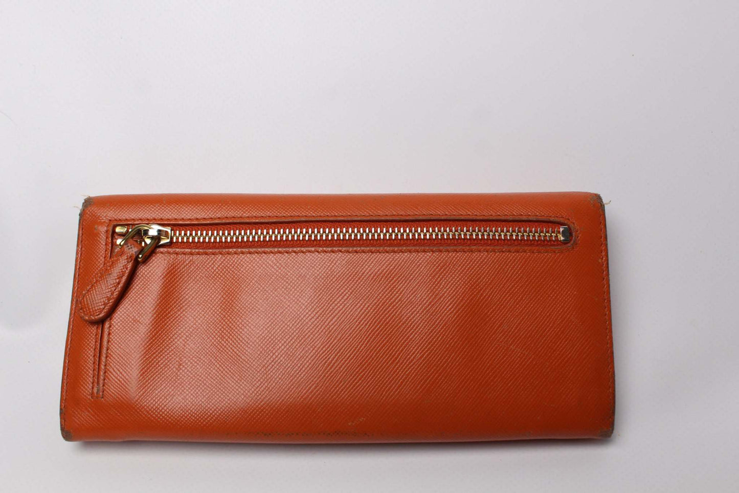 PRADA Longwallet Orange | LAYZSSHOP | Prada Vintage