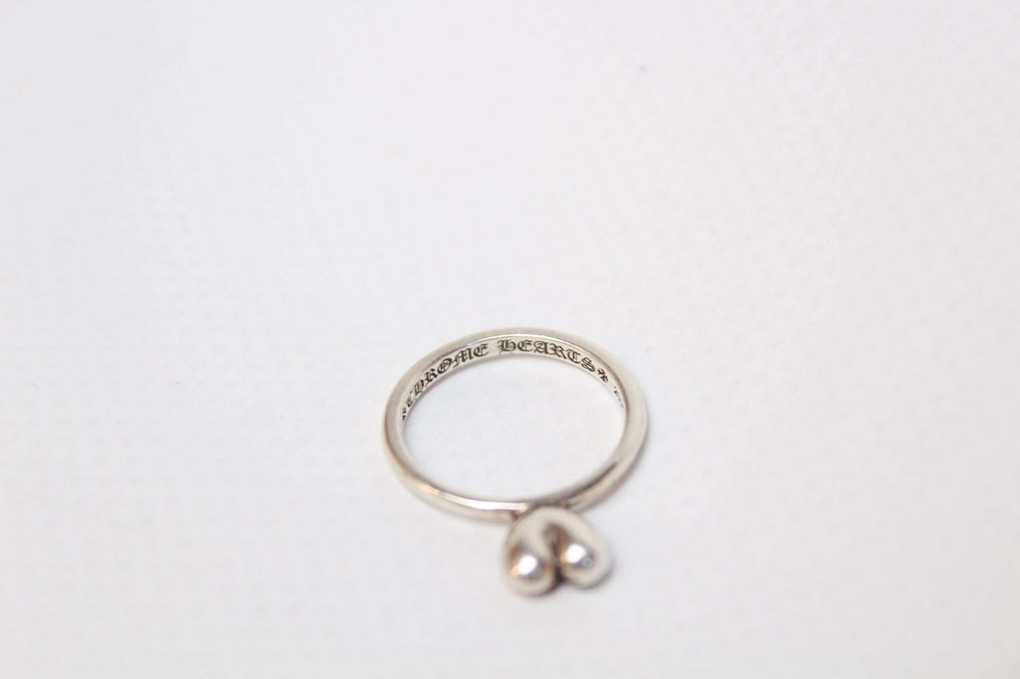 CHROME HEARTS Small Heart Ring | LAYZSSHOP | chrome hearts Vintage