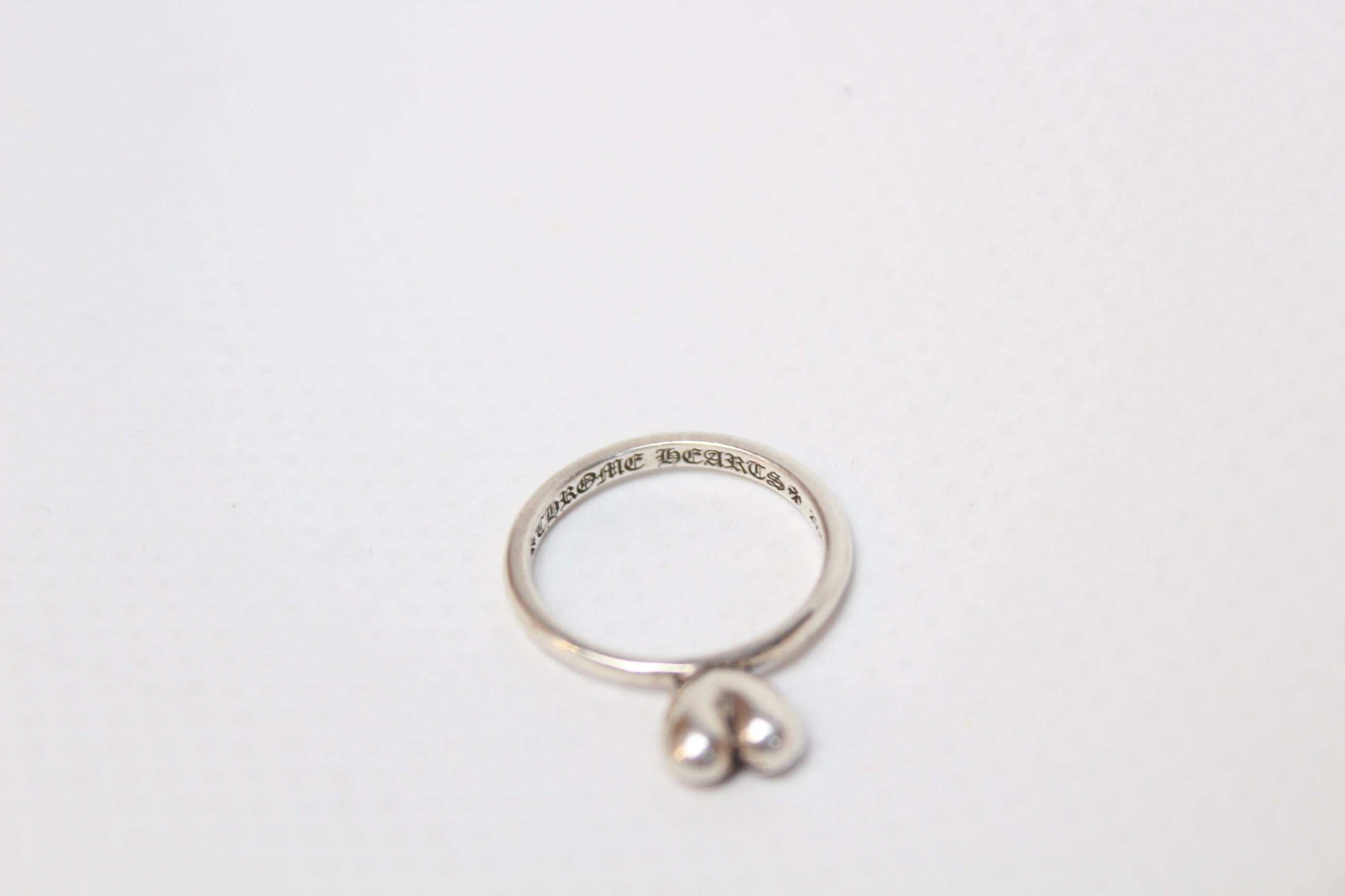 CHROME HEARTS Small Heart Ring | LAYZSSHOP | chrome hearts Vintage