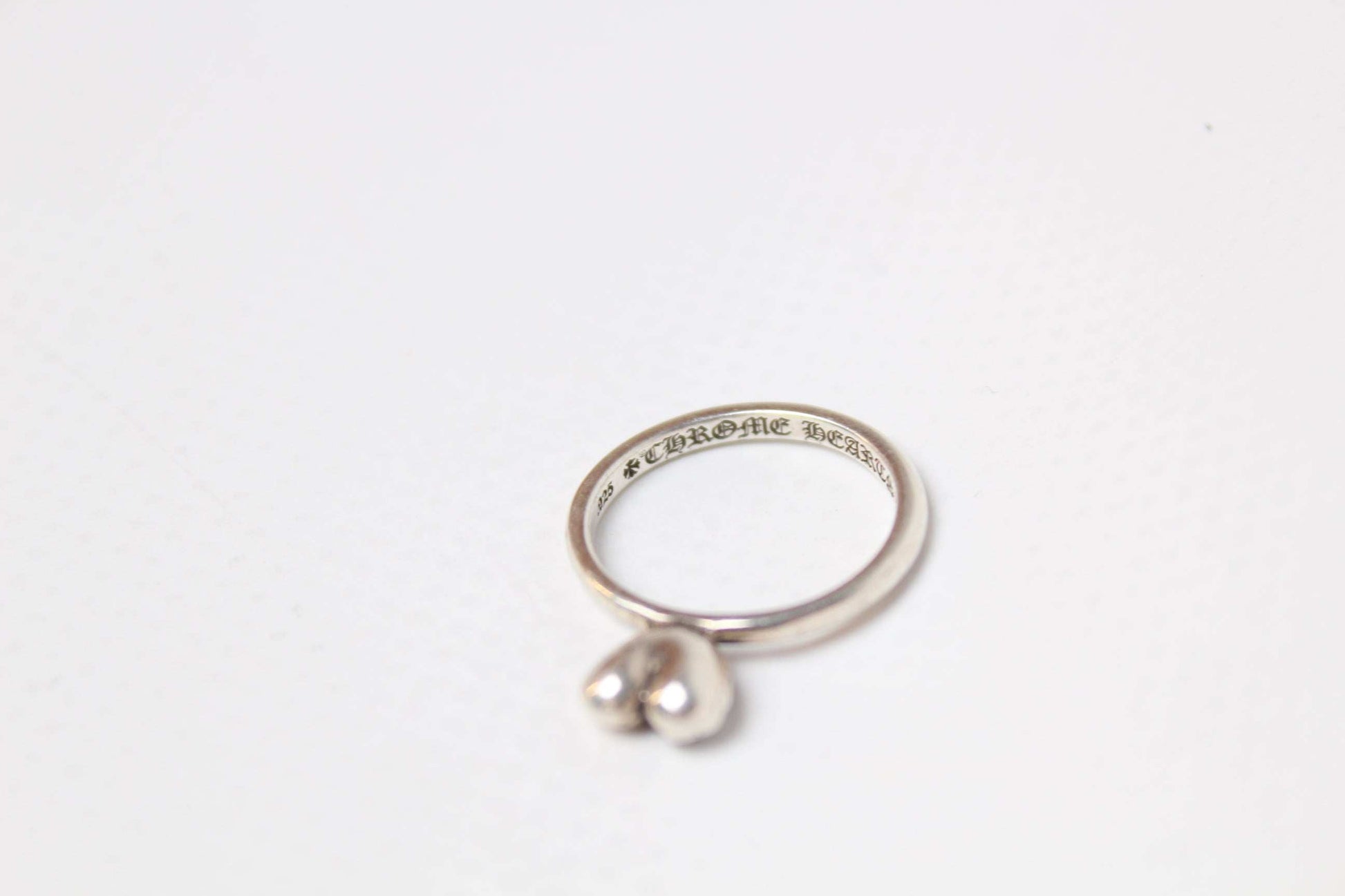 CHROME HEARTS Small Heart Ring | LAYZSSHOP | chrome hearts Vintage