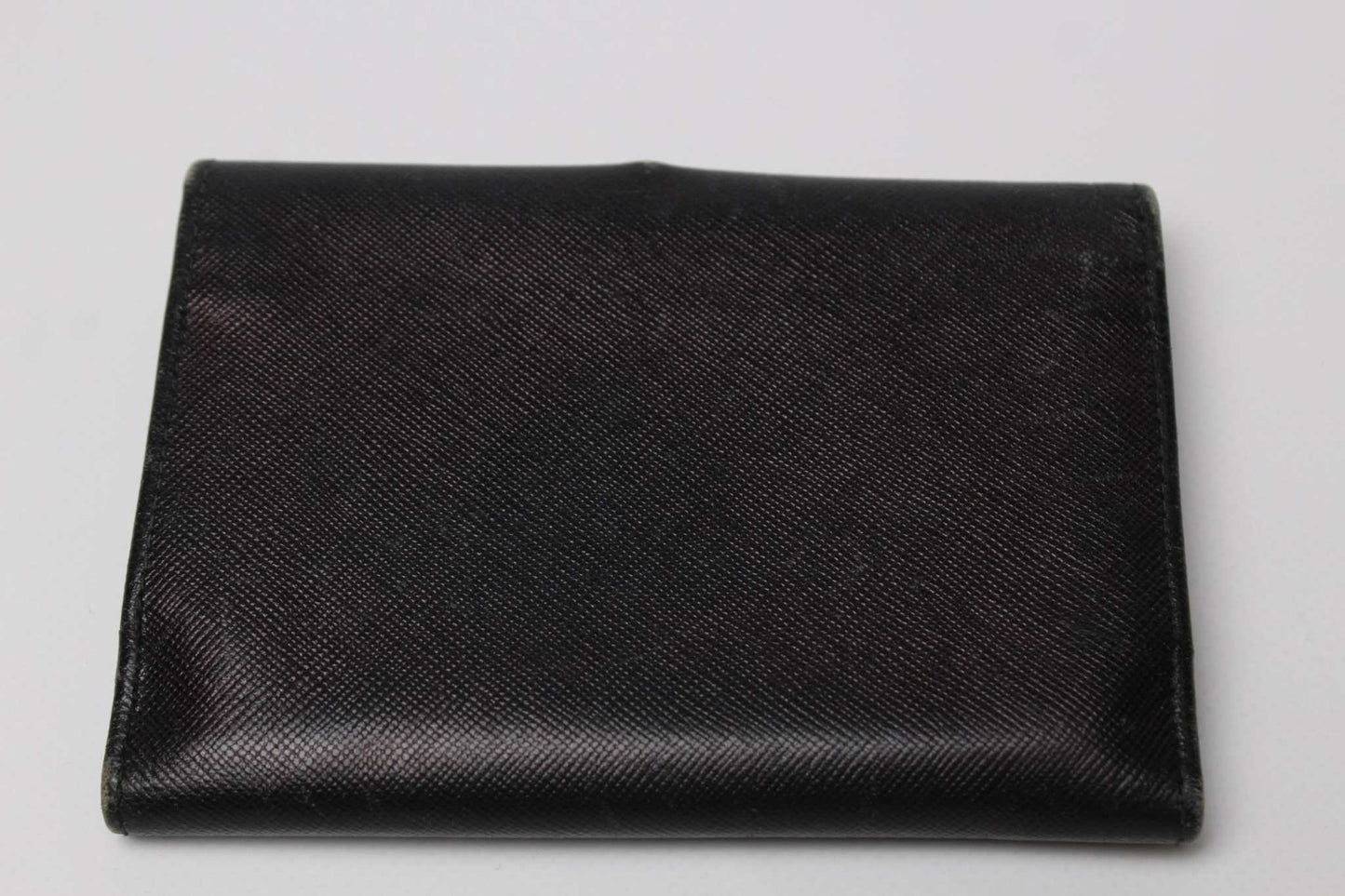 PRADA Leather Wallet Black | LAYZSSHOP | Prada 