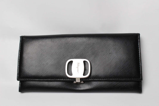 SALVATORE FERRAGAMO Longwallet Black | LAYZSSHOP | Salvatore Ferragamo 