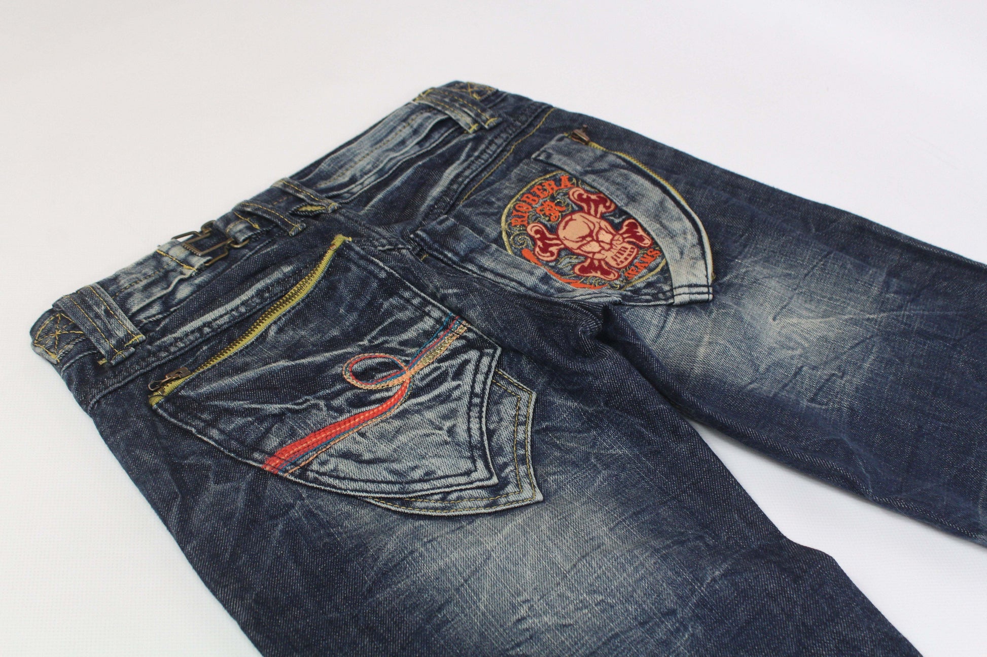 RIOBERA Embroidery Denim | LAYZSSHOP | Riobera Vintage