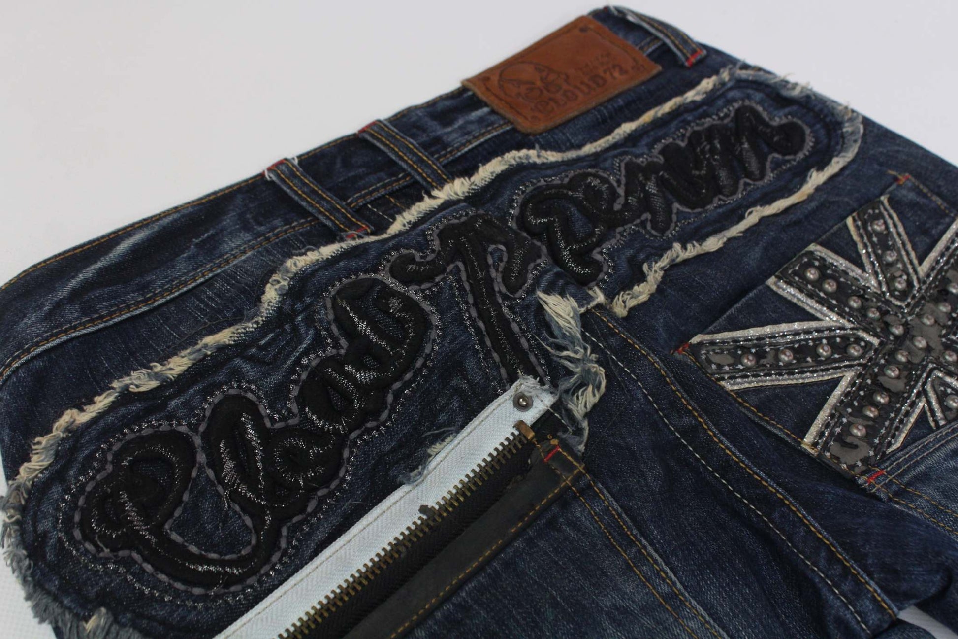 CLOUD72 Embroidery Denim | LAYZSSHOP | Cloud 72 Vintage