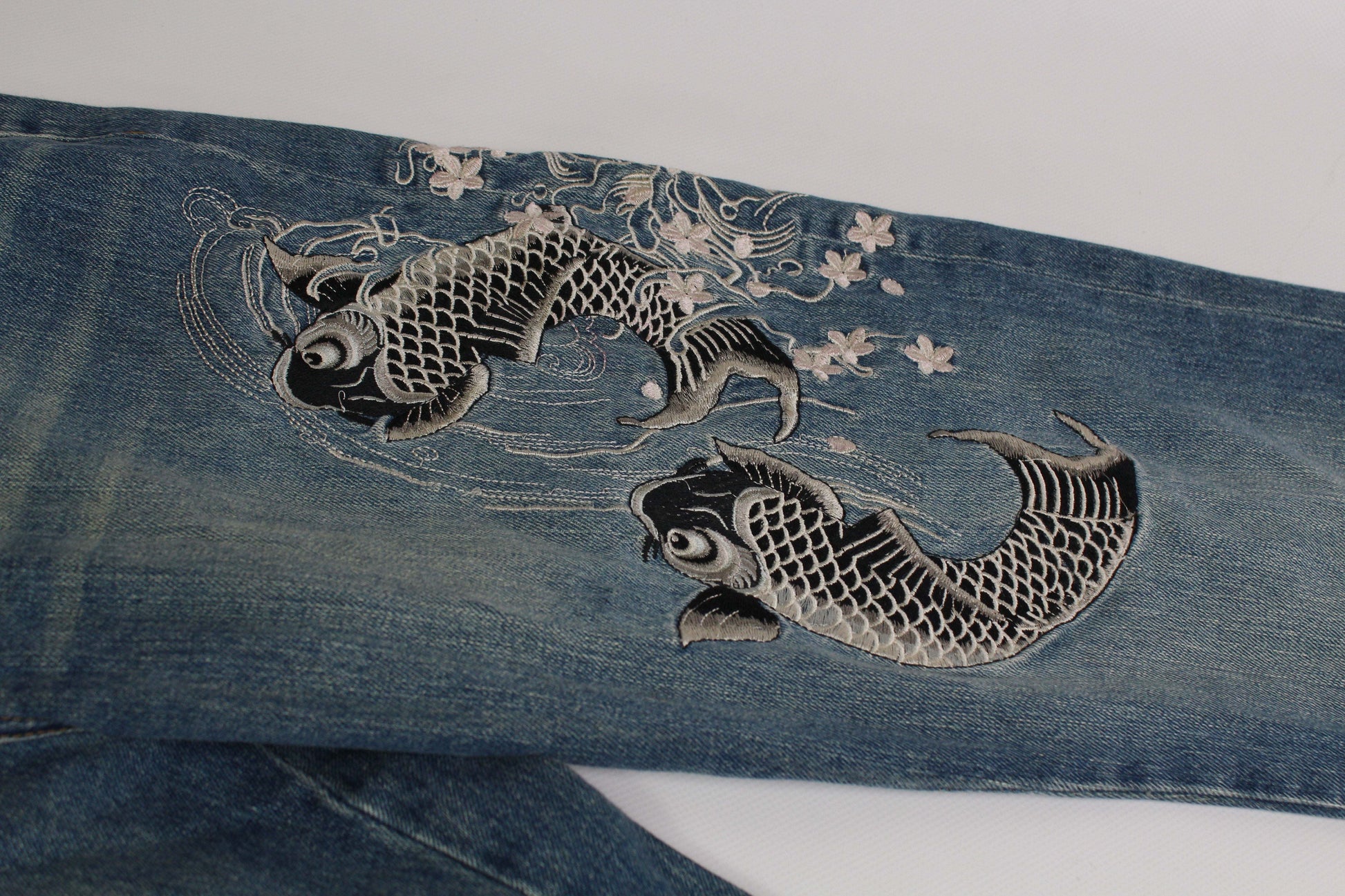 Japanese Koi Denim | LAYZSSHOP | Japanese Vintage