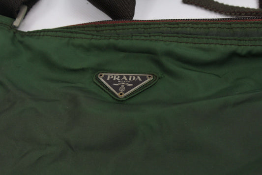 PRADA Vintage Slingbag Green | LAYZSSHOP | Prada Vintage