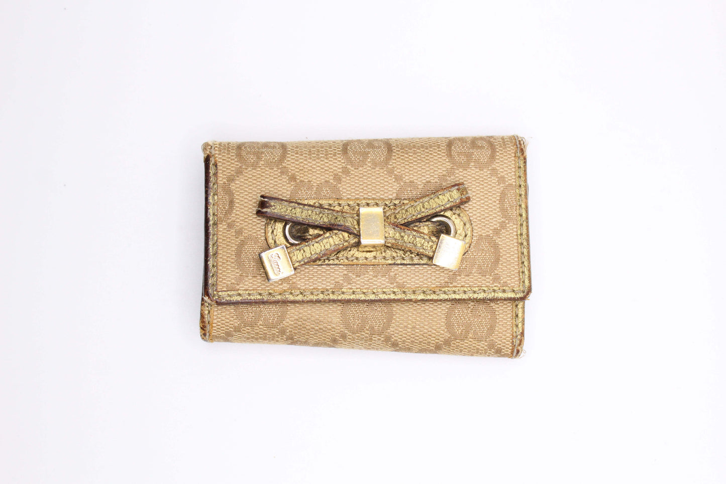 GUCCI Keyholder Monogram Gold - Keyholder