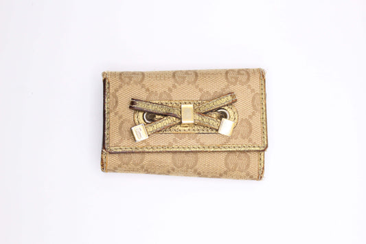 GUCCI Keyholder Monogram Gold - Keyholder