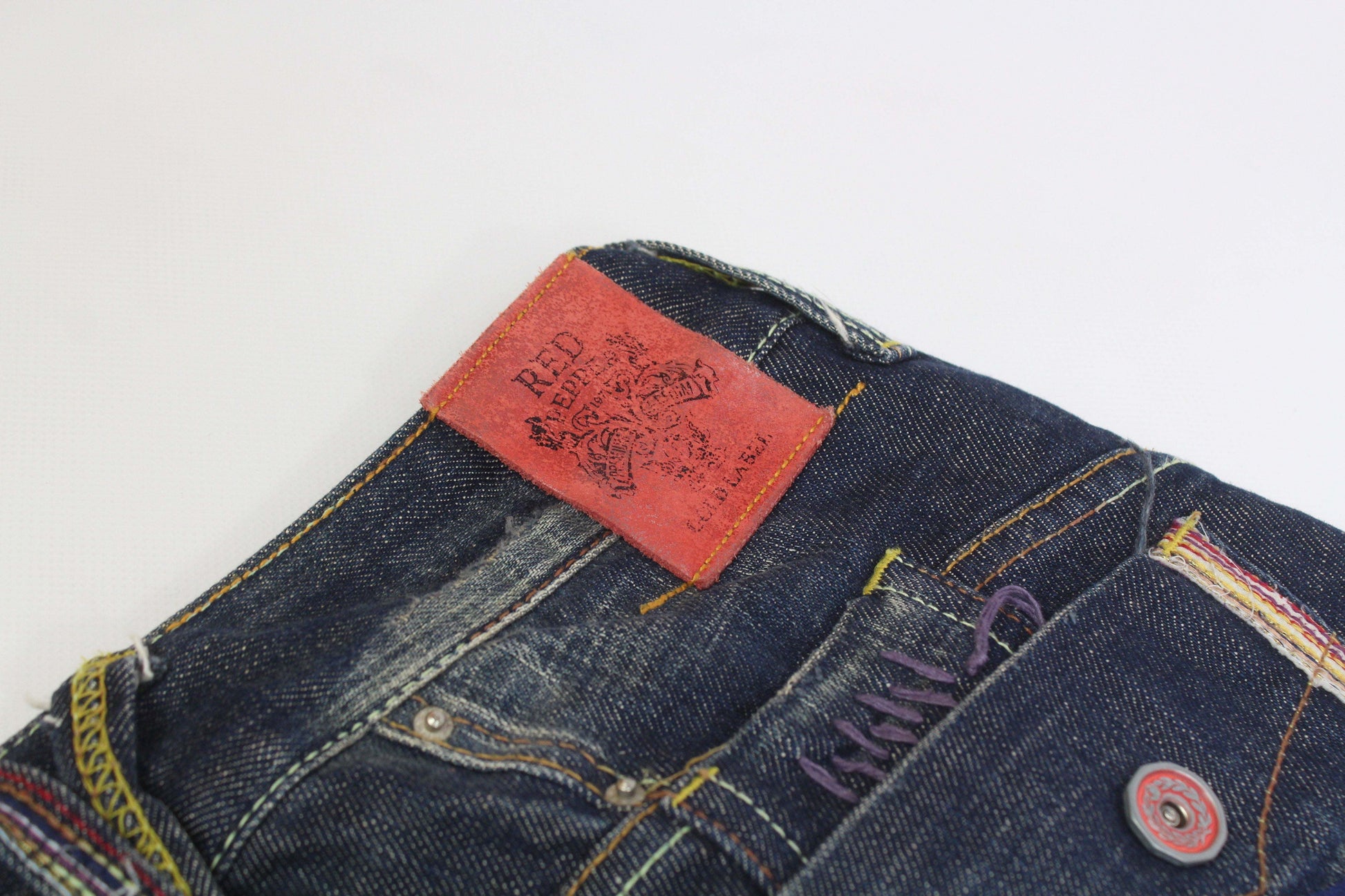 RED PEPPER Embroidery Denim | LAYZSSHOP | Red Pepper Vintage