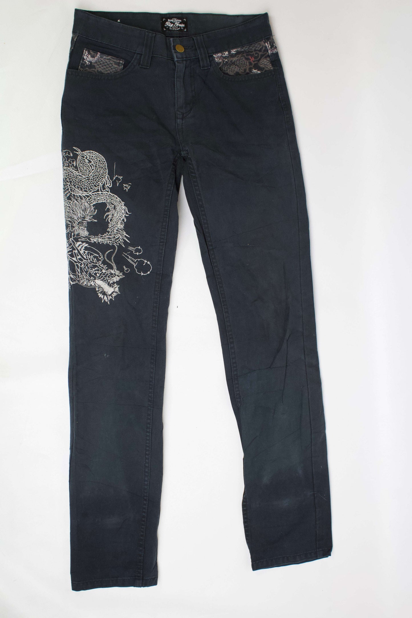 BIG TRAIN Embroidery Pants | LAYZSSHOP | Big Train Vintage