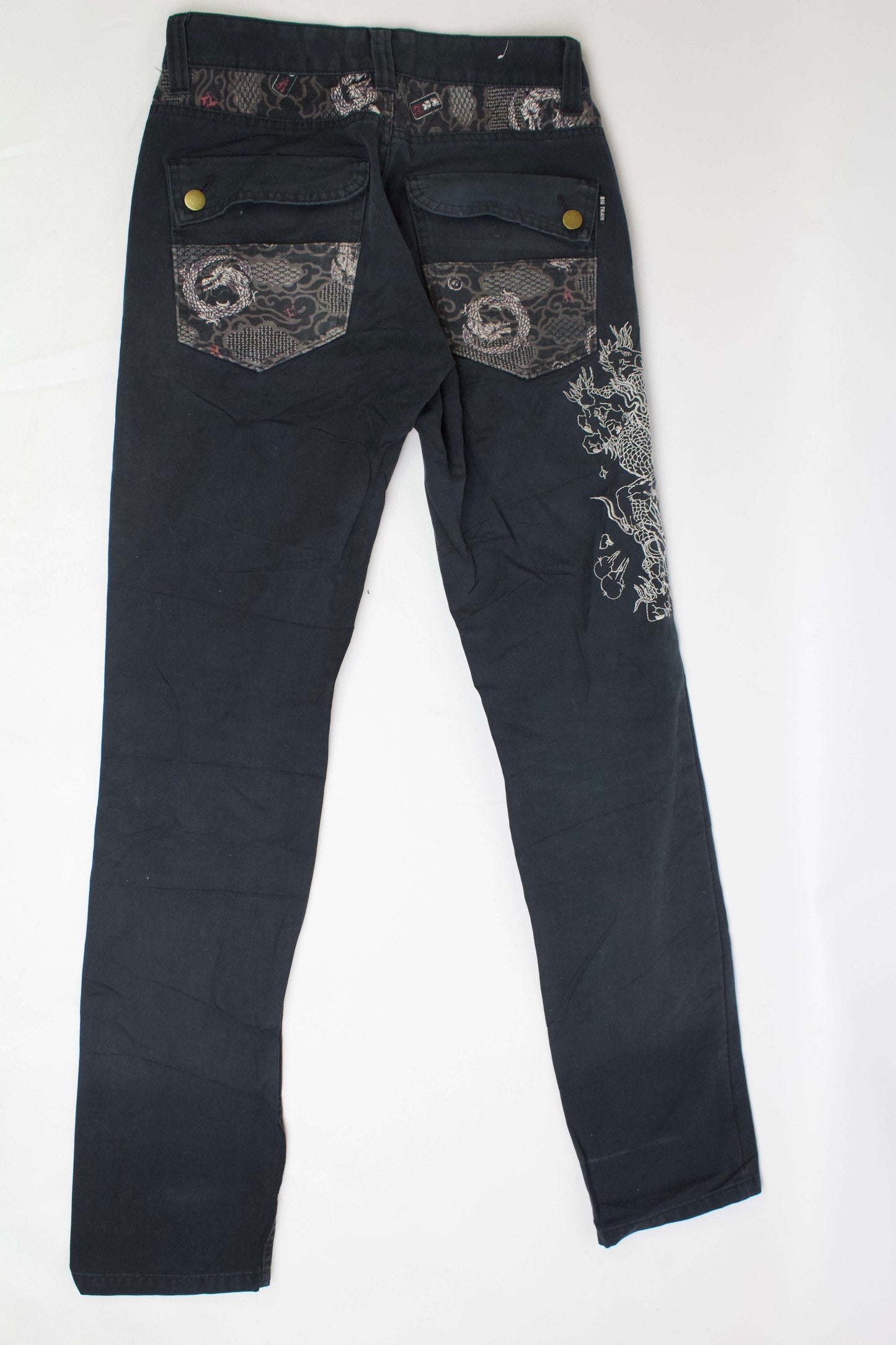 BIG TRAIN Embroidery Pants | LAYZSSHOP | Big Train Vintage