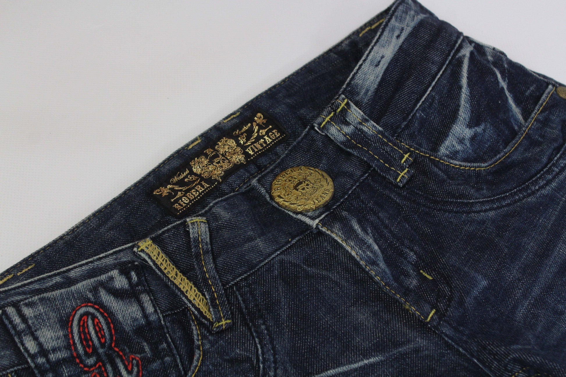 RIOBERA Embroidery Denim | LAYZSSHOP | Riobera Vintage