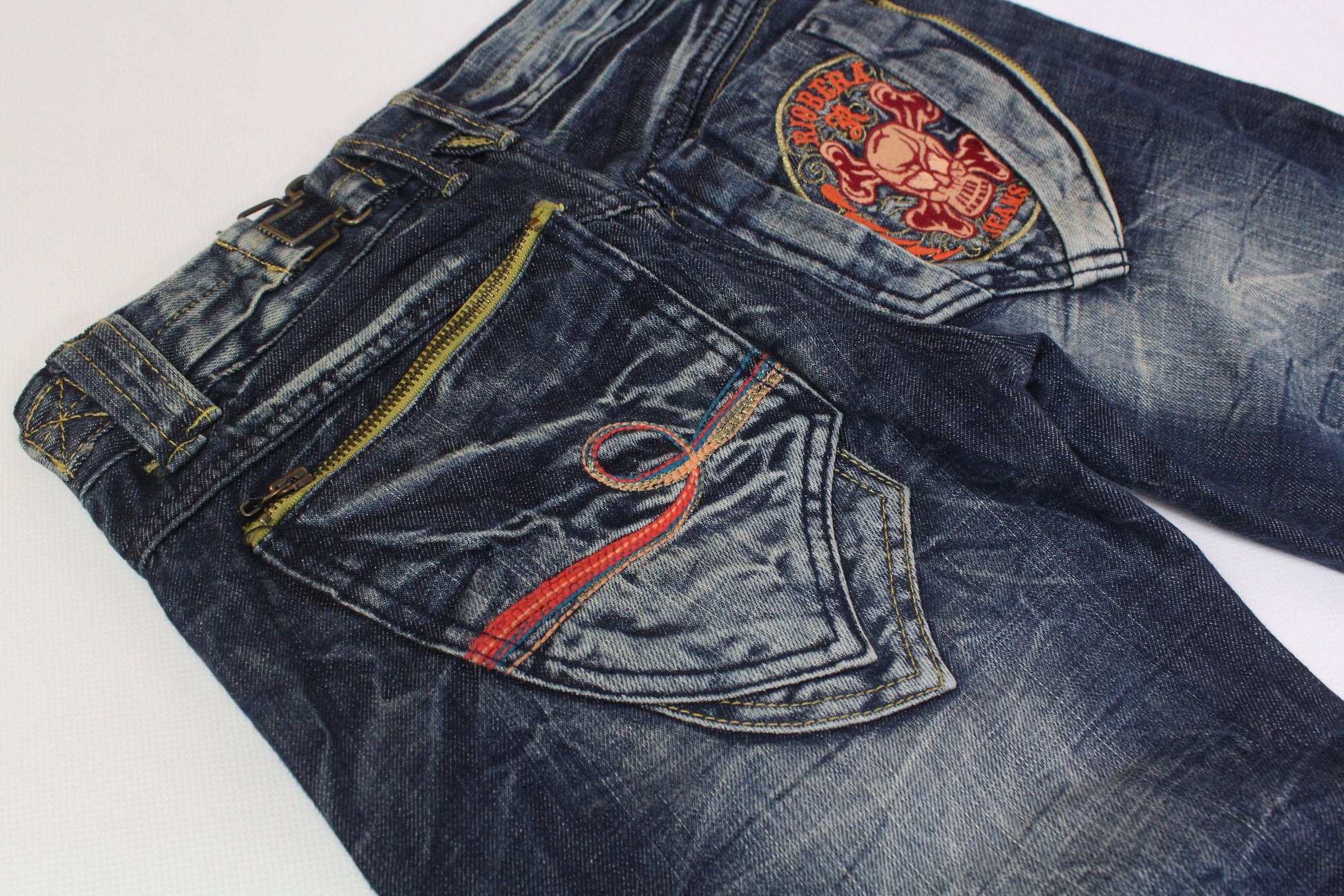 RIOBERA Embroidery Denim | LAYZSSHOP | Riobera Vintage