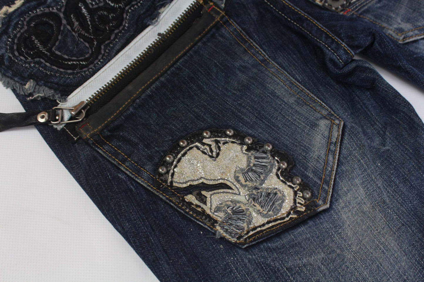 CLOUD72 Embroidery Denim | LAYZSSHOP | Cloud 72 Vintage