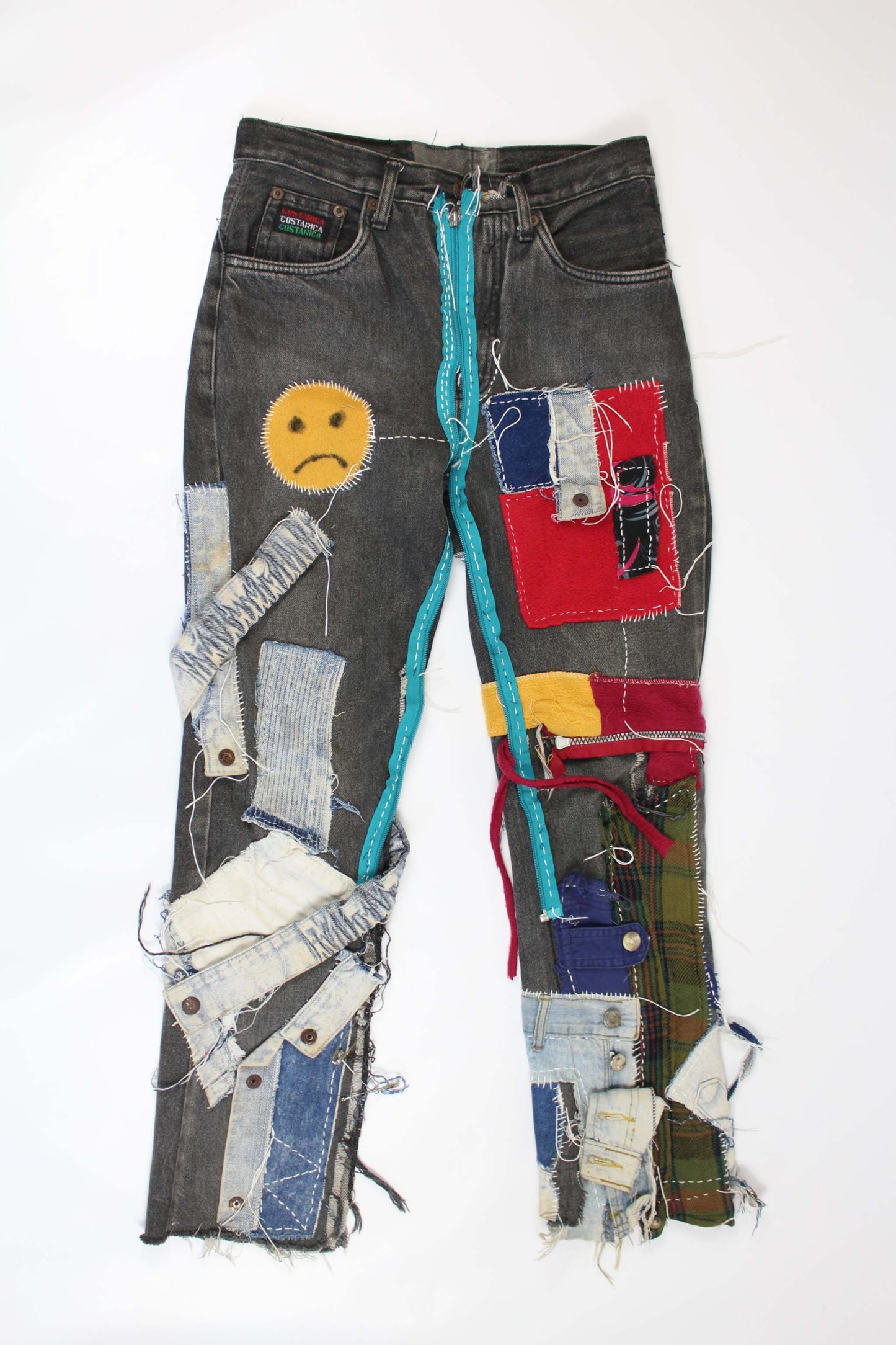 Costarica&Jeans Patchwork Denim - Hose