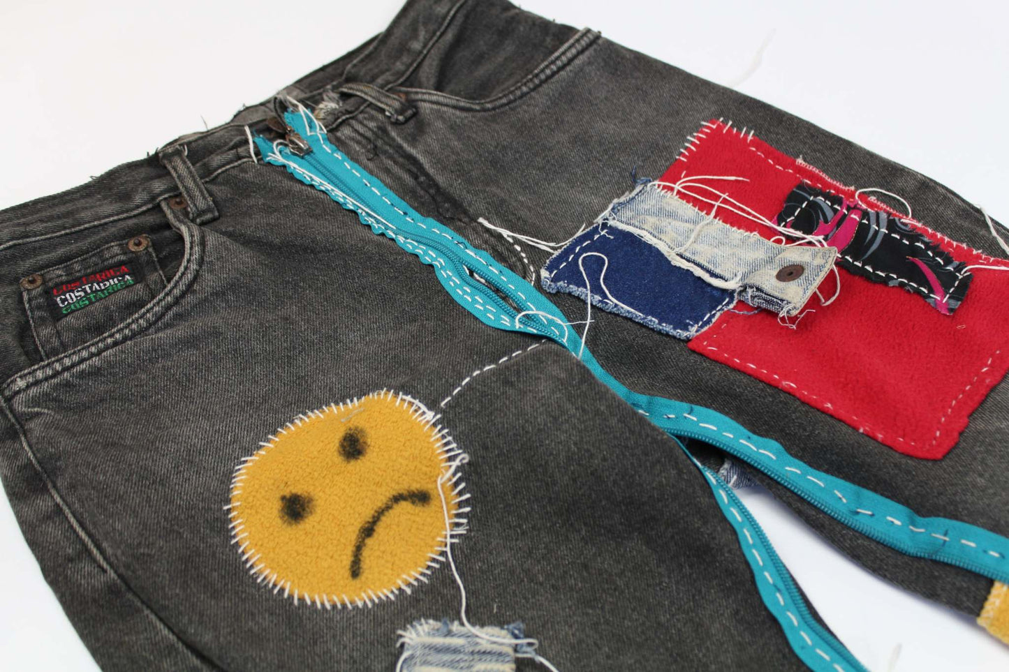 Costarica&Jeans Patchwork Denim with unique patchwork design and high-quality craftsmanship.